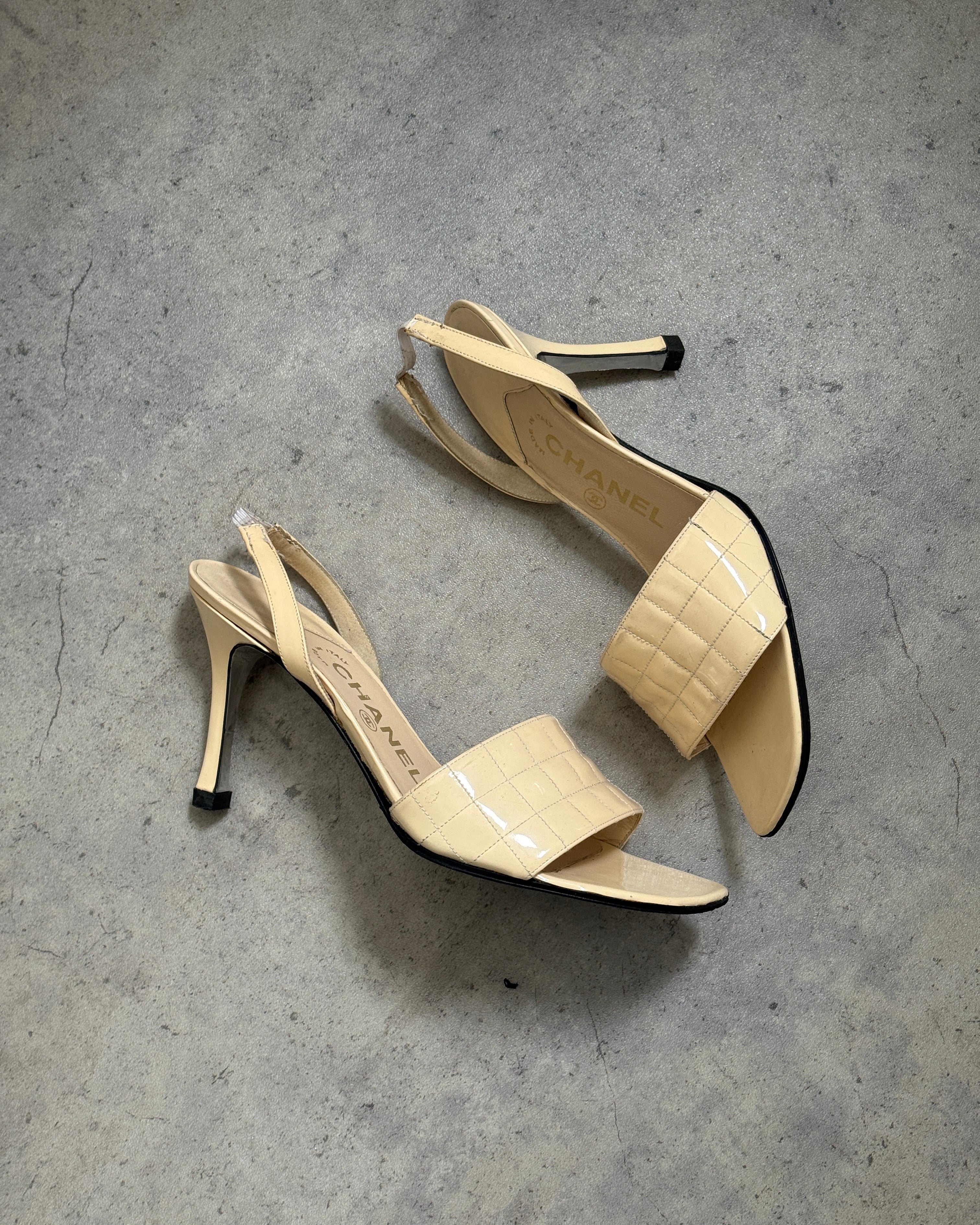 Chanel Quilted Leather Slingbacks • EU 36.5