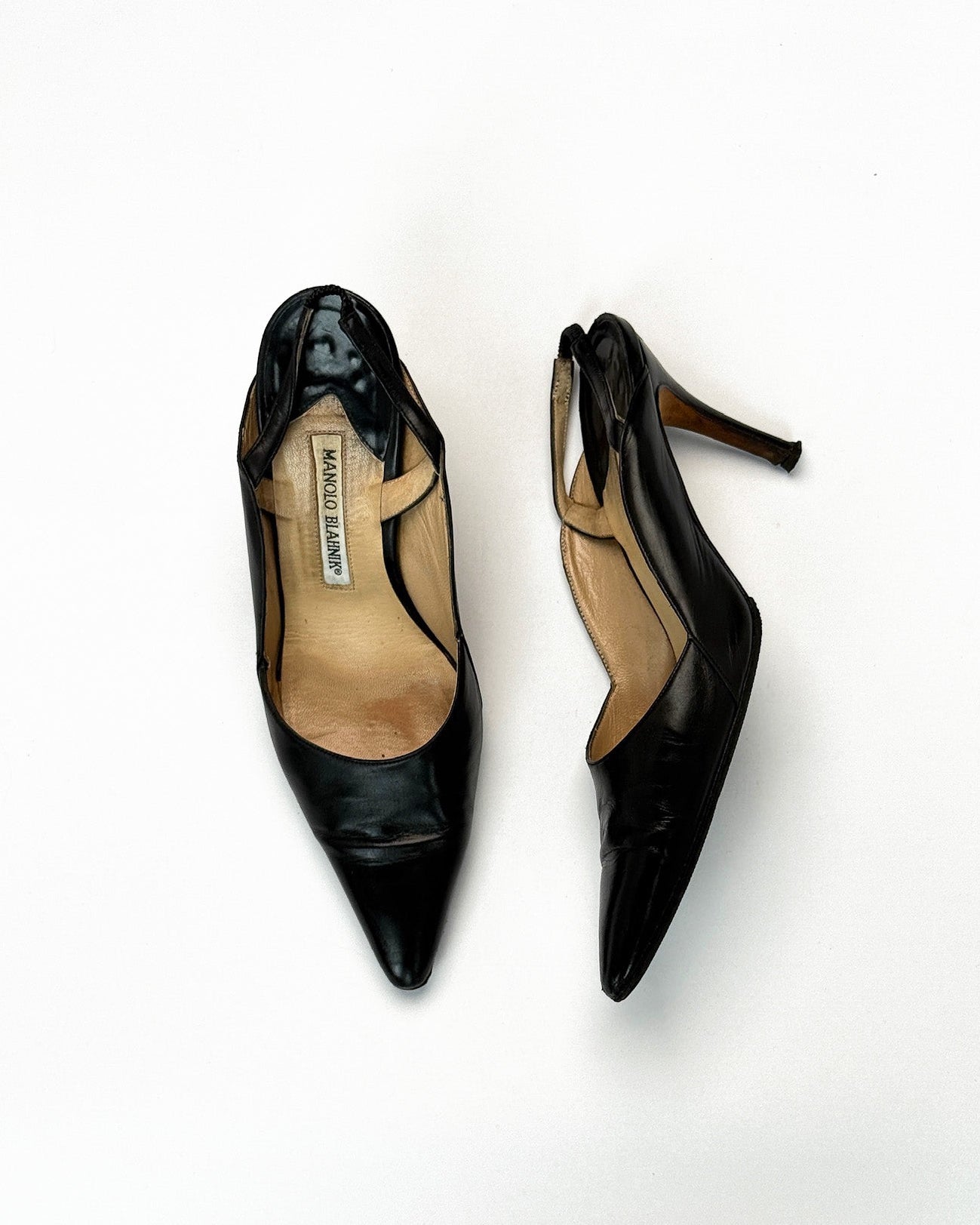 Manolo Blahnik Carolyne Slingback Heels • EU 37