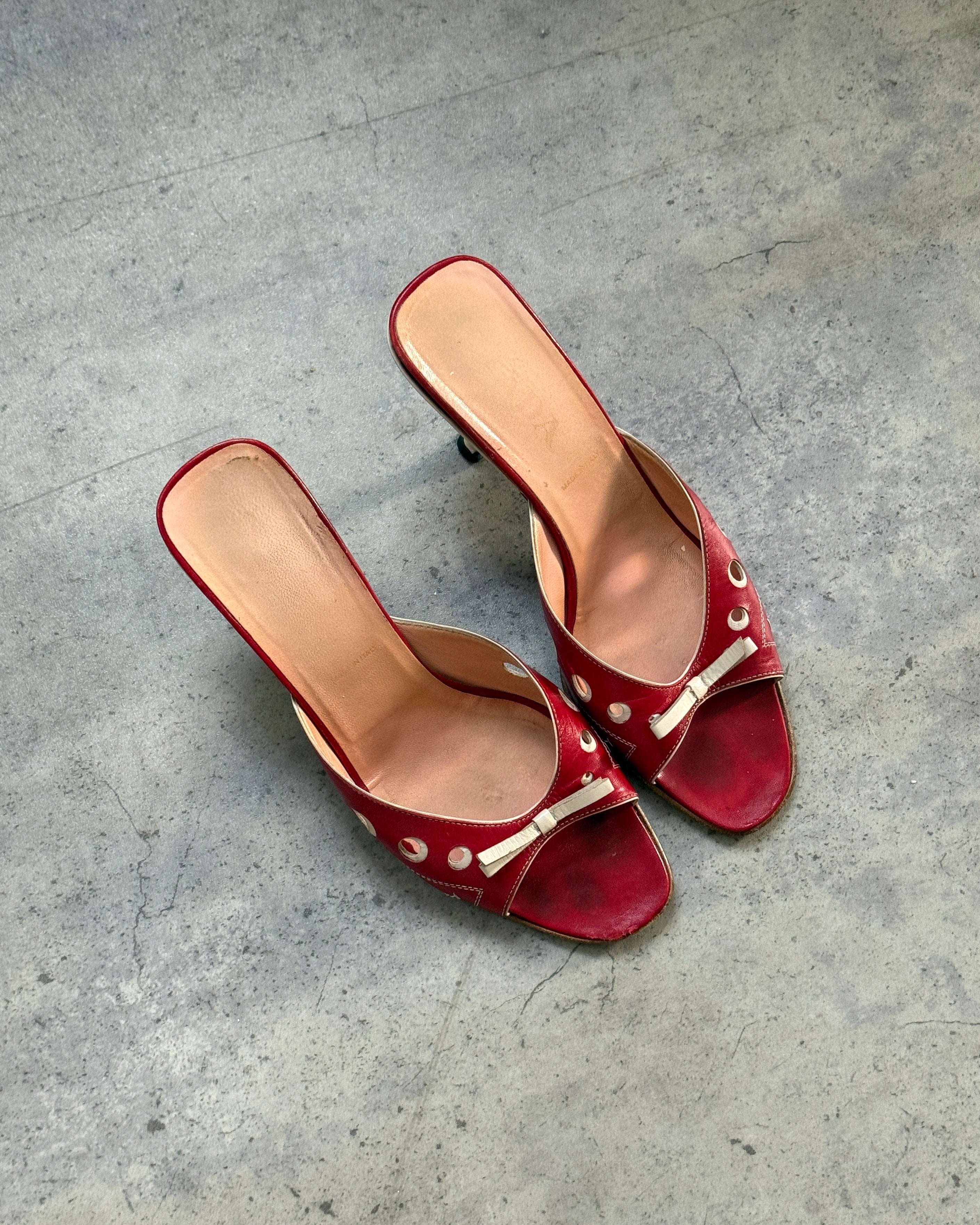 Prada Bow Cut Out Mules • EU 40