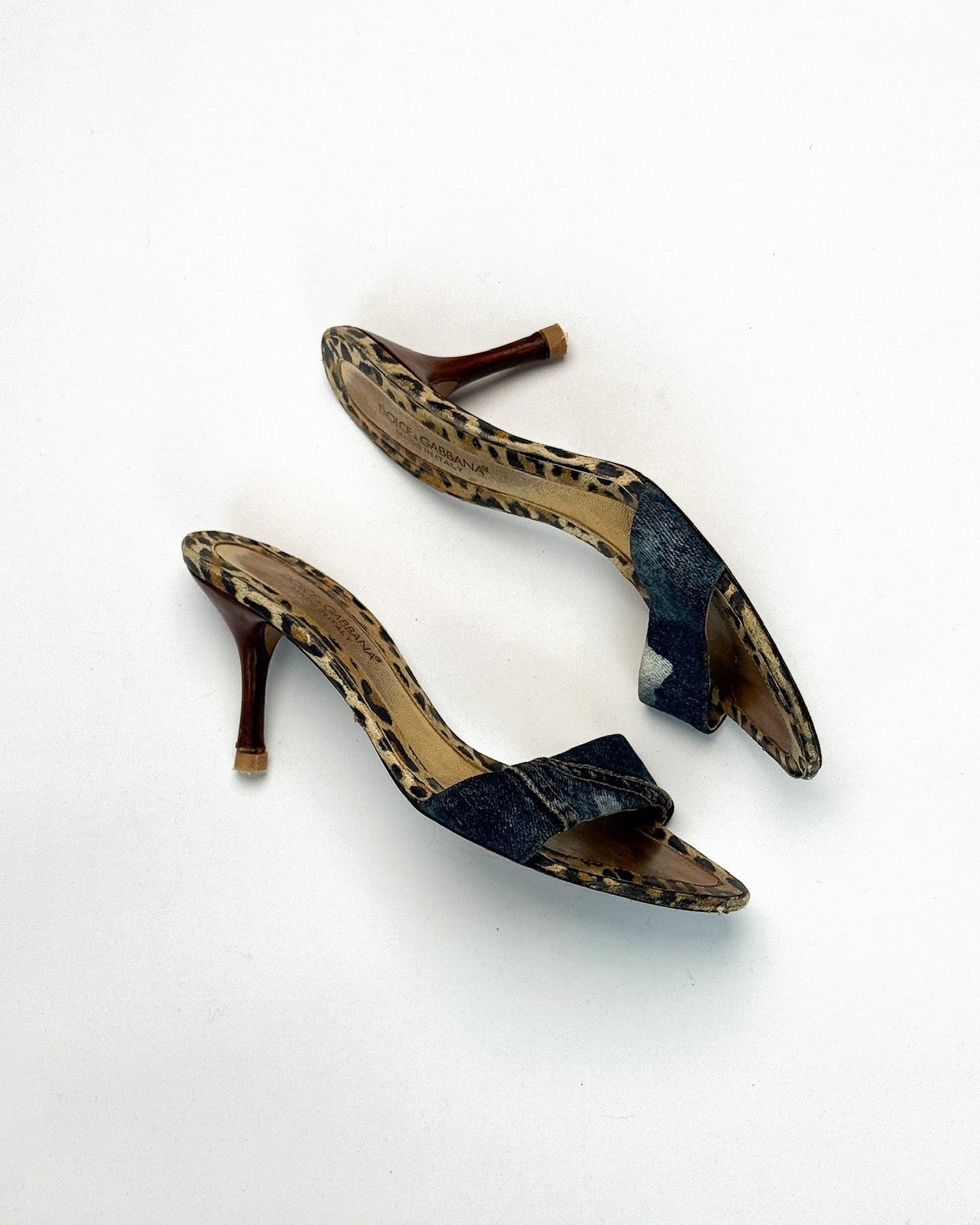 Dolce & Gabbana Denim Mules • EU 37