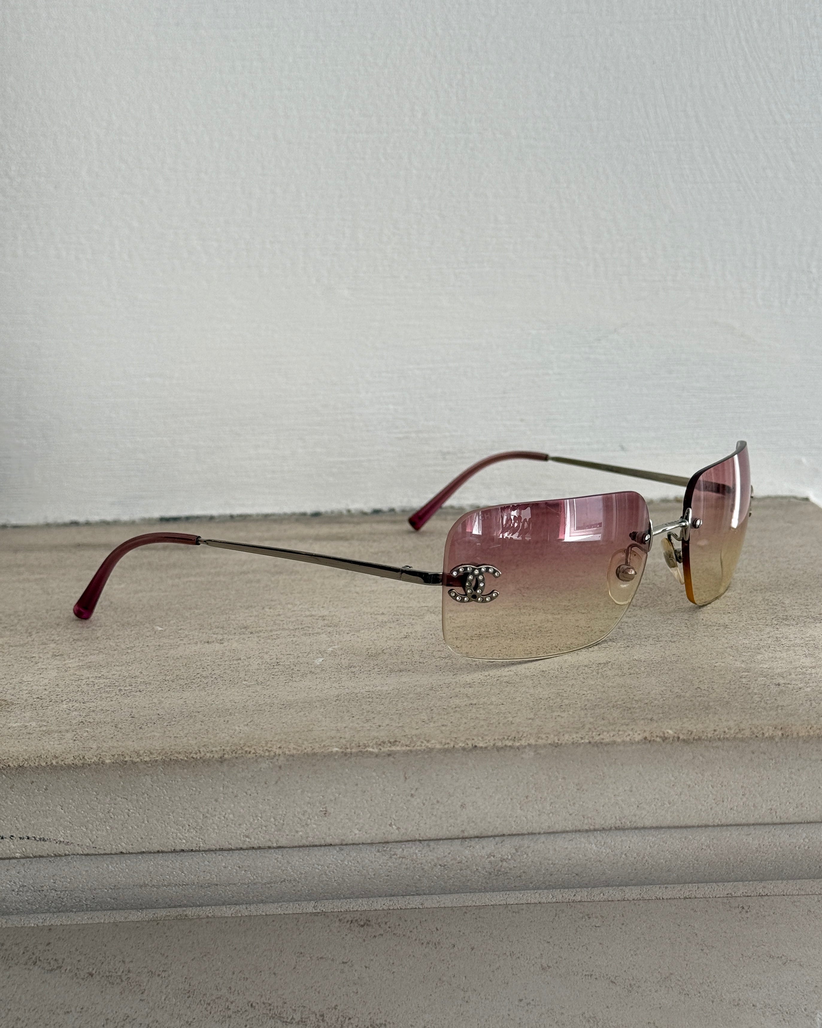 ICONIC Chanel Pink Frameless Sunglasses