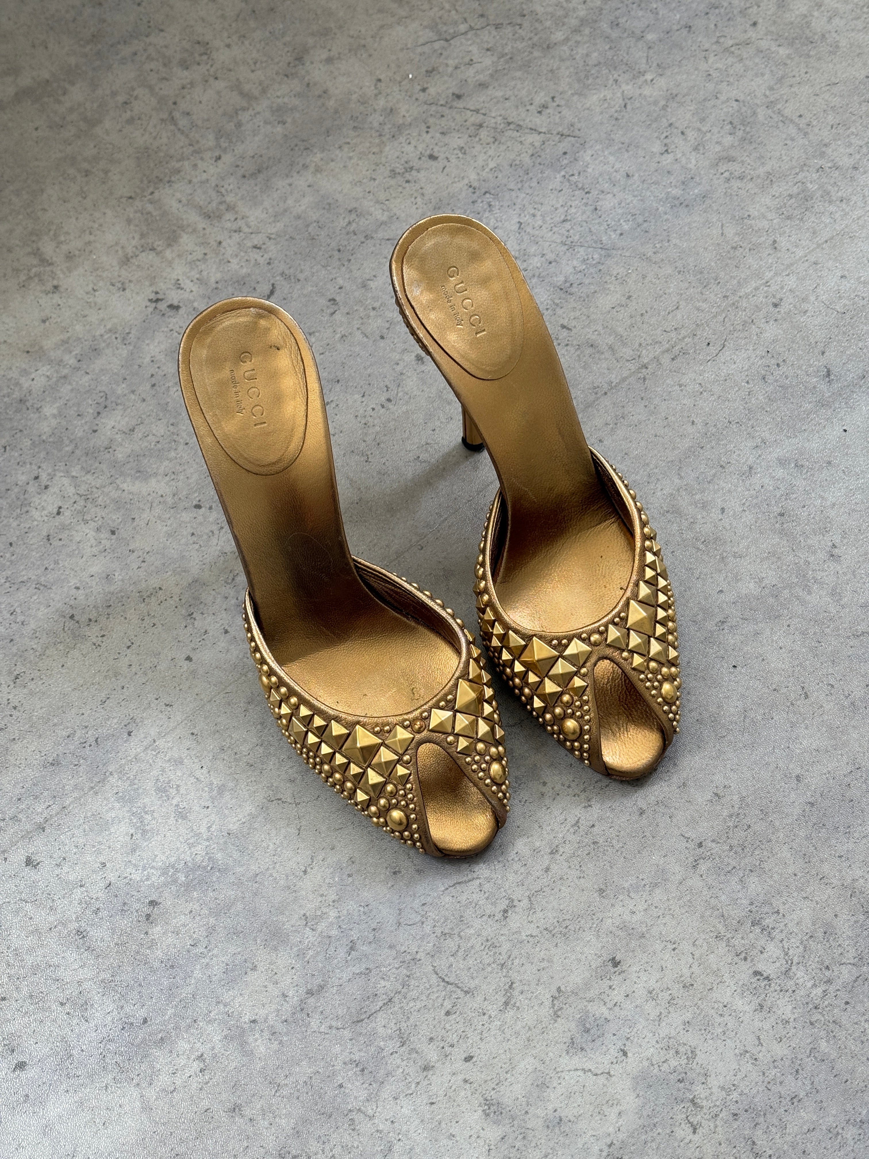 Gucci “Farewell Collection” Gold Heels • EU 37.5