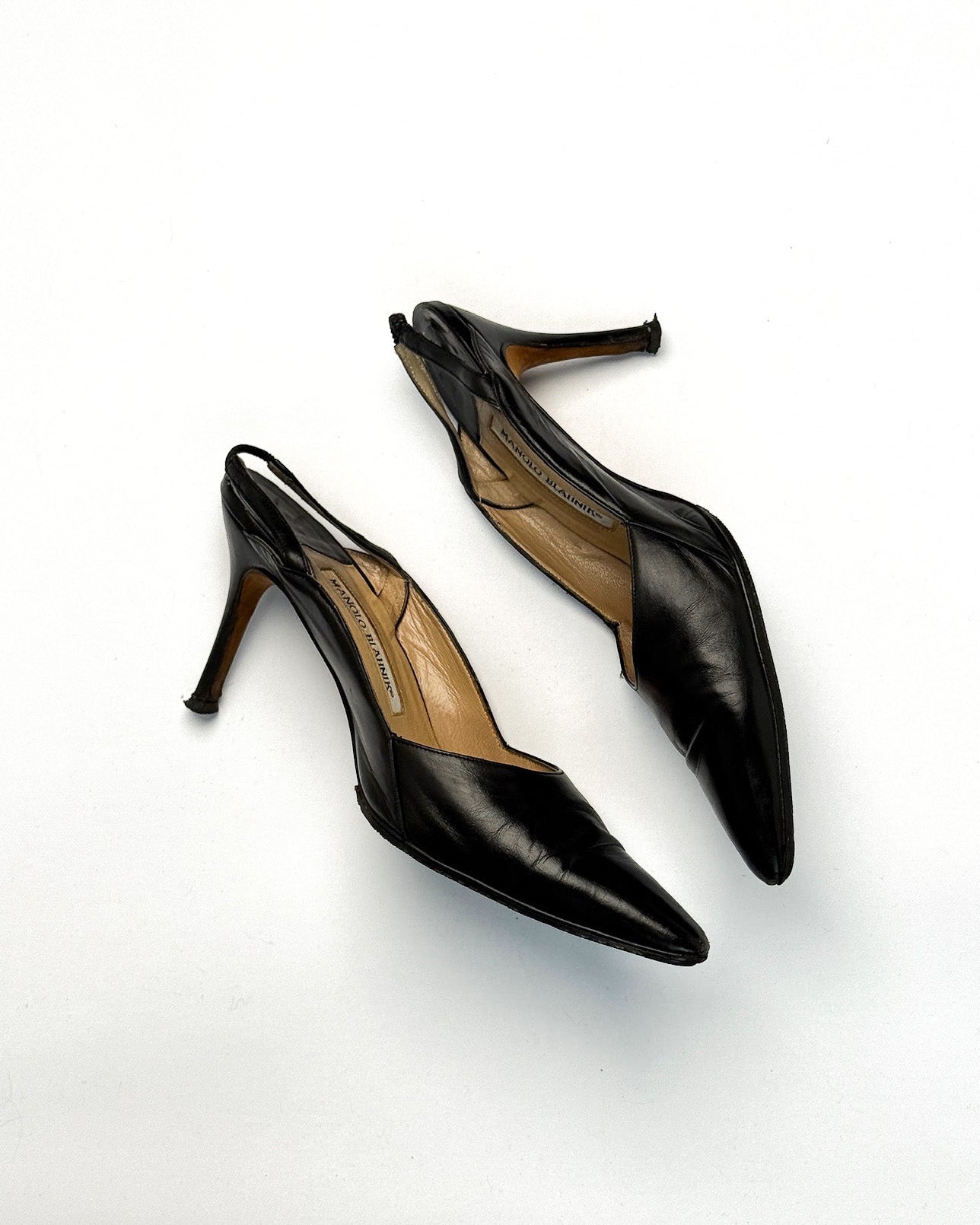 Manolo Blahnik Carolyne Slingback Heels • EU 37