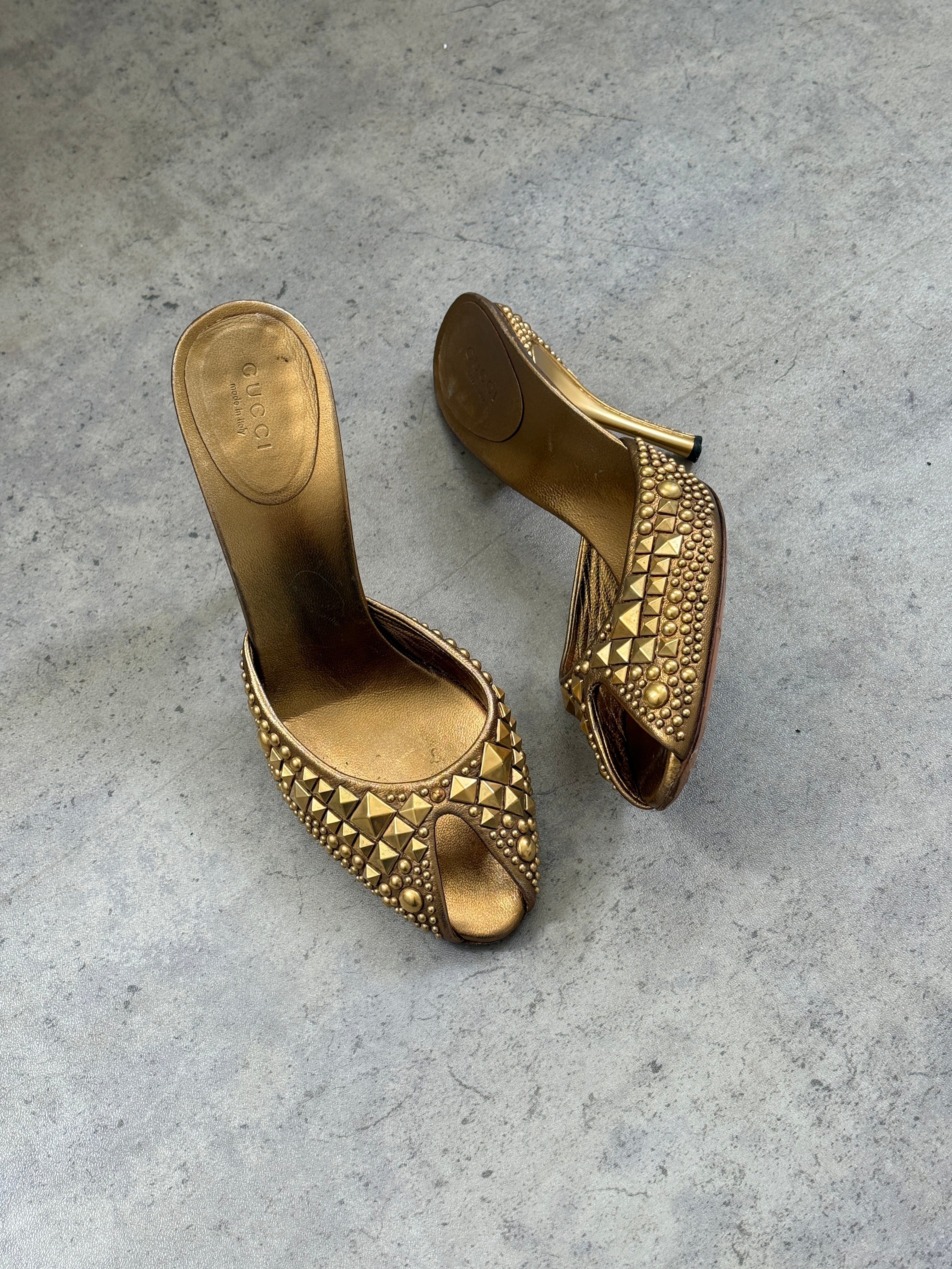 Gucci “Farewell Collection” Gold Heels • EU 37.5