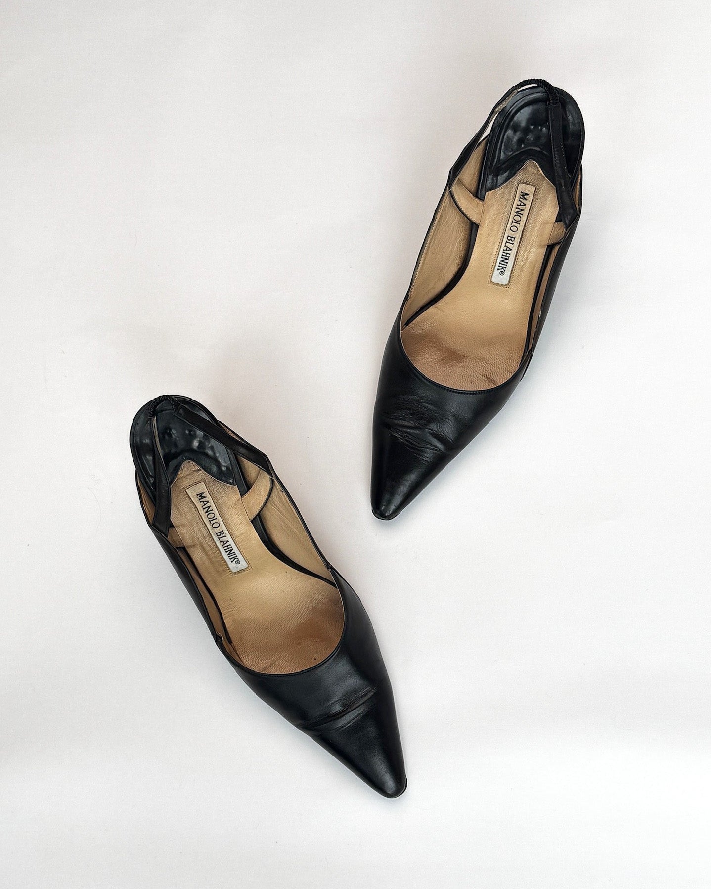 Manolo Blahnik Carolyne Slingback Heels • EU 37