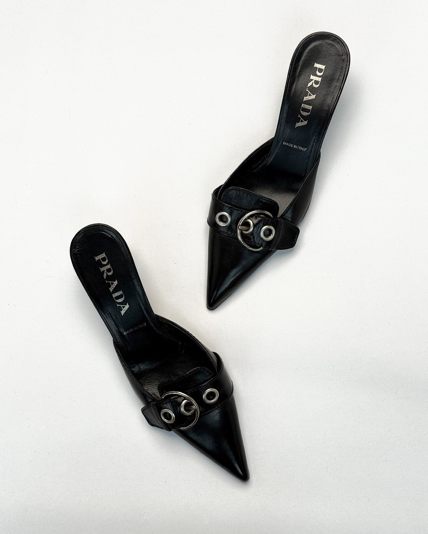 Prada Buckle Mules • EU 37.5