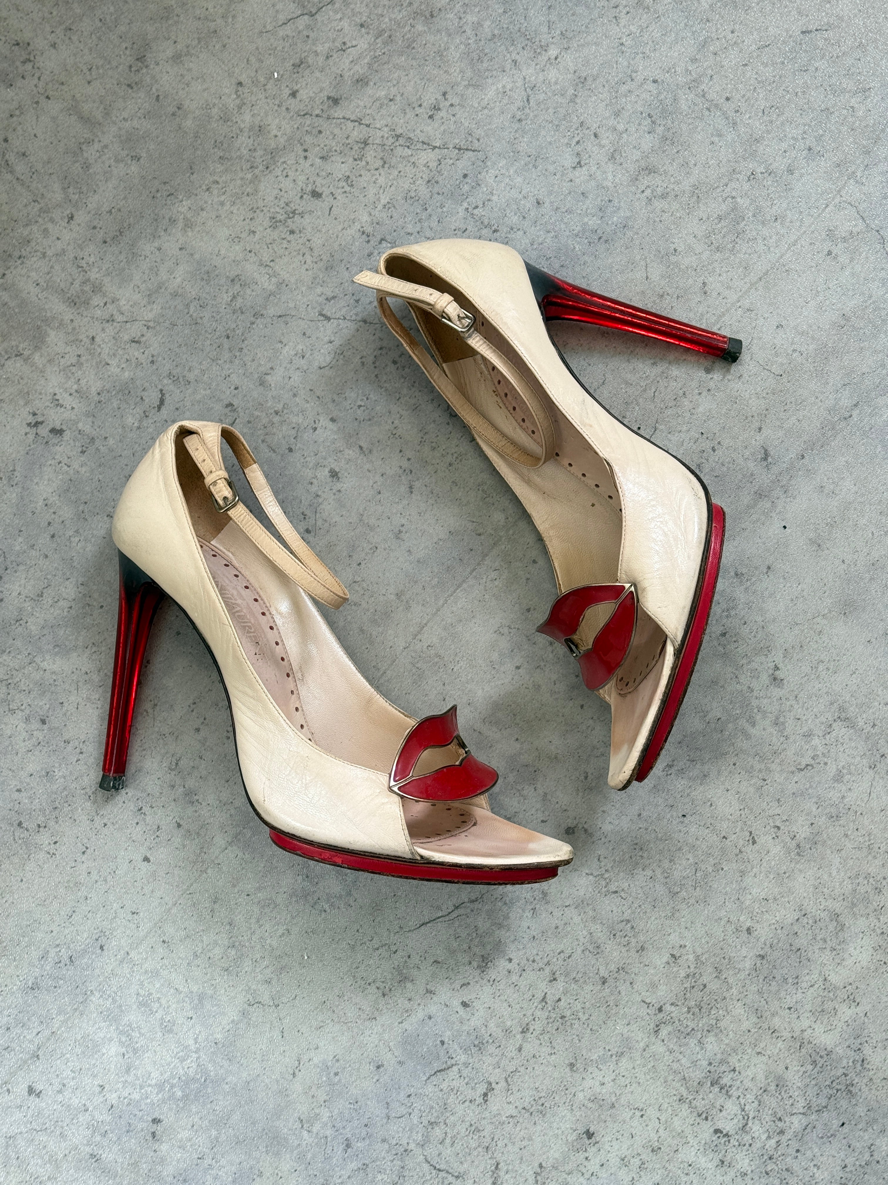 YSL SS 2003 Dali Heels • EU 38