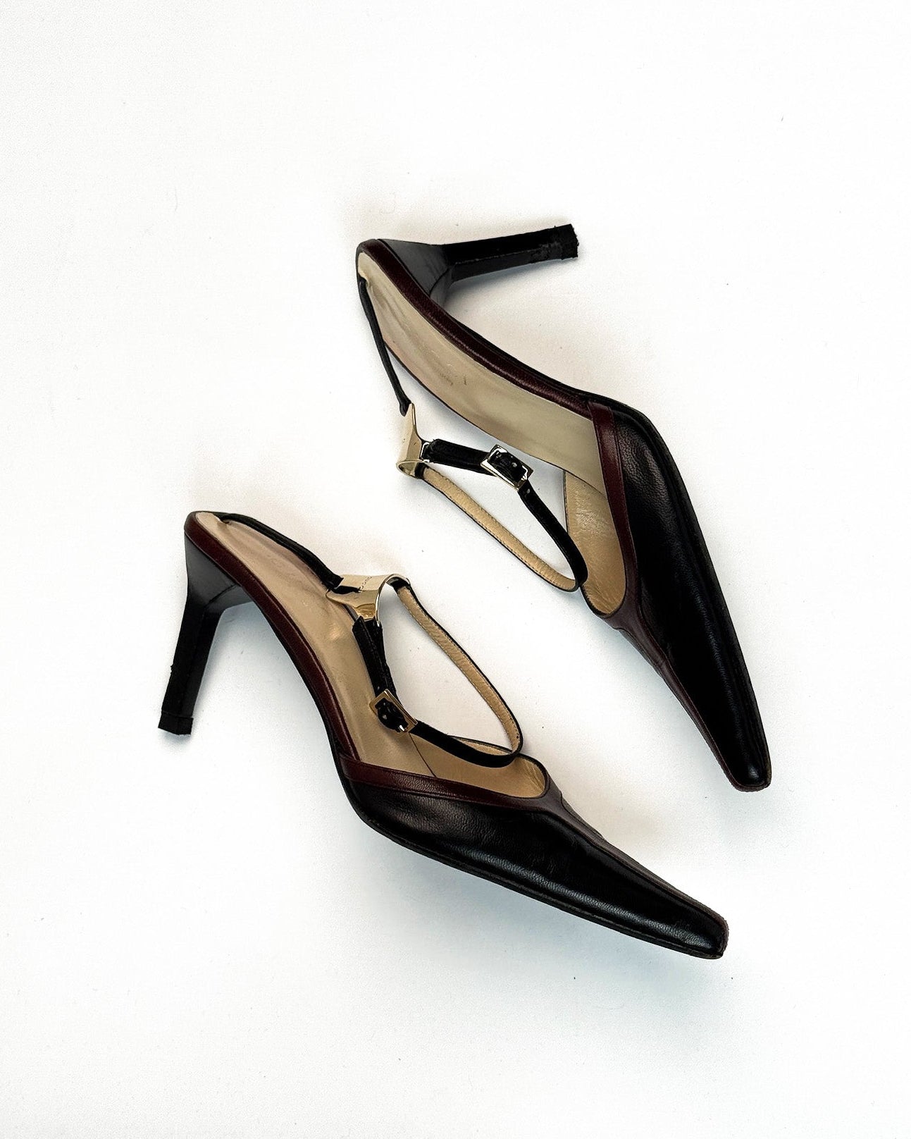 Gucci 90s Two Tone Heels • EU 38