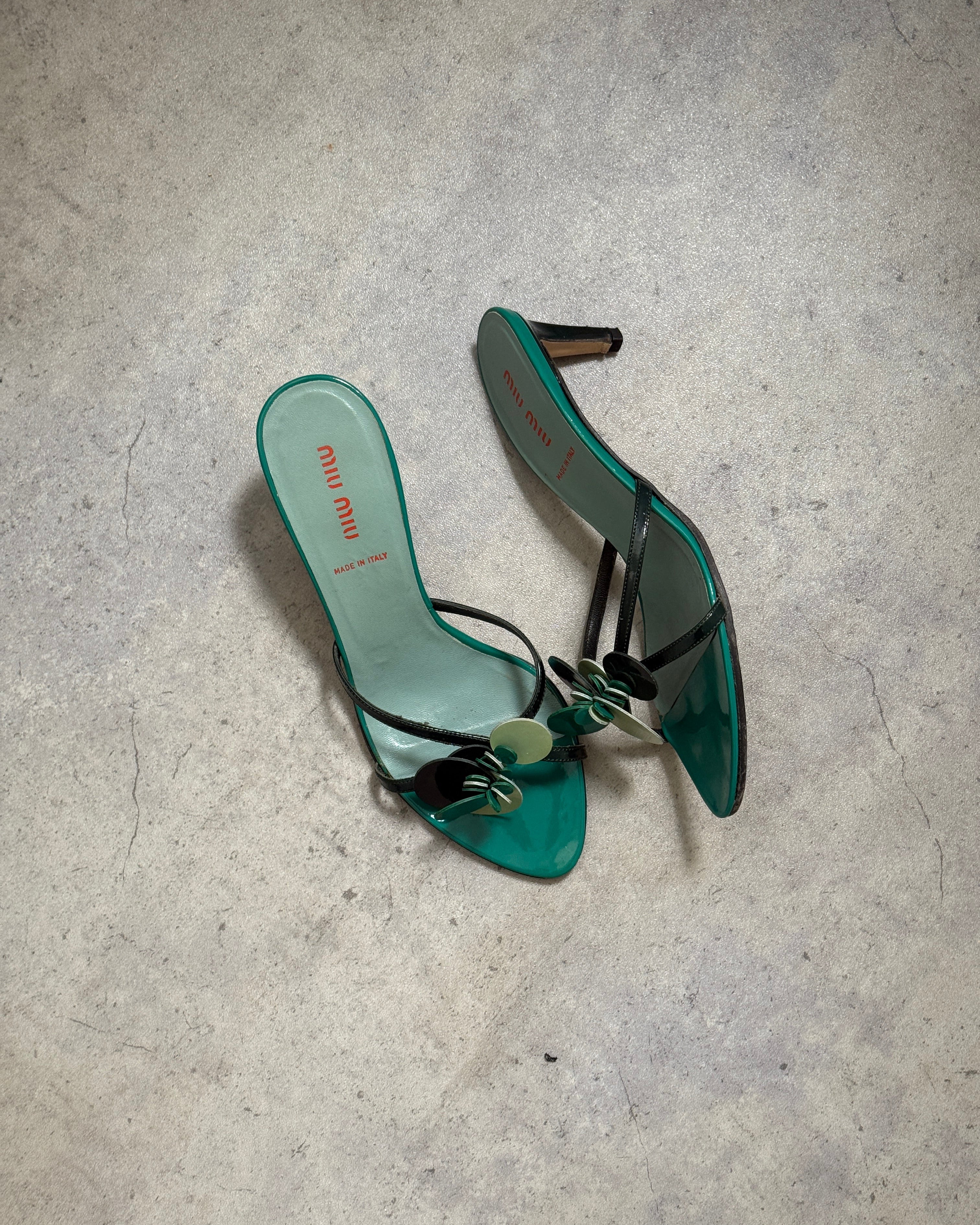 Miu Miu Floral Kitten Heels • EU 36