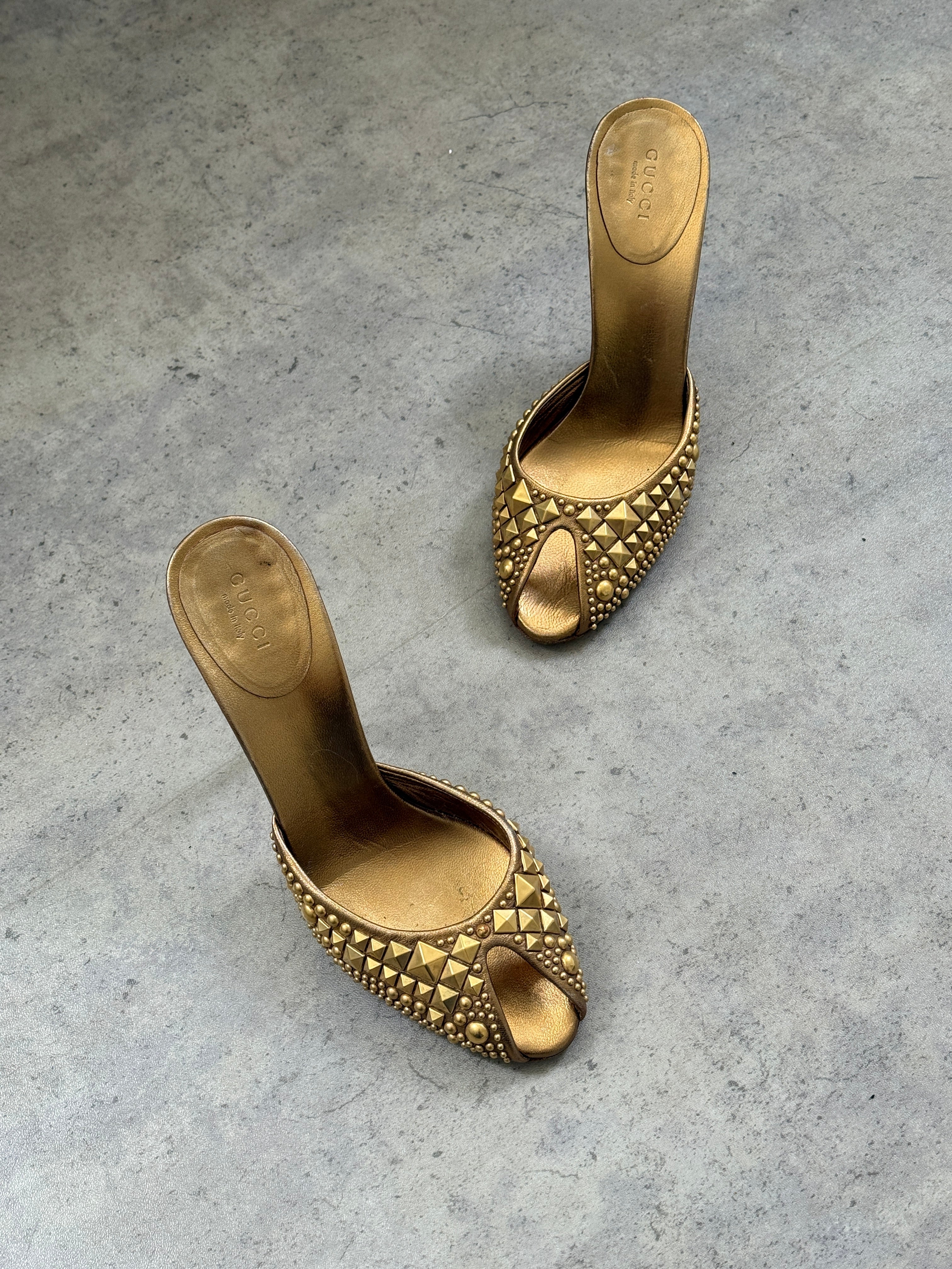 Gucci “Farewell Collection” Gold Heels • EU 37.5