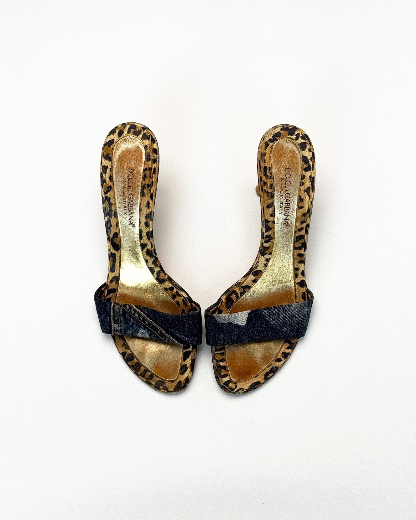 Dolce & Gabbana Denim Mules • EU 37