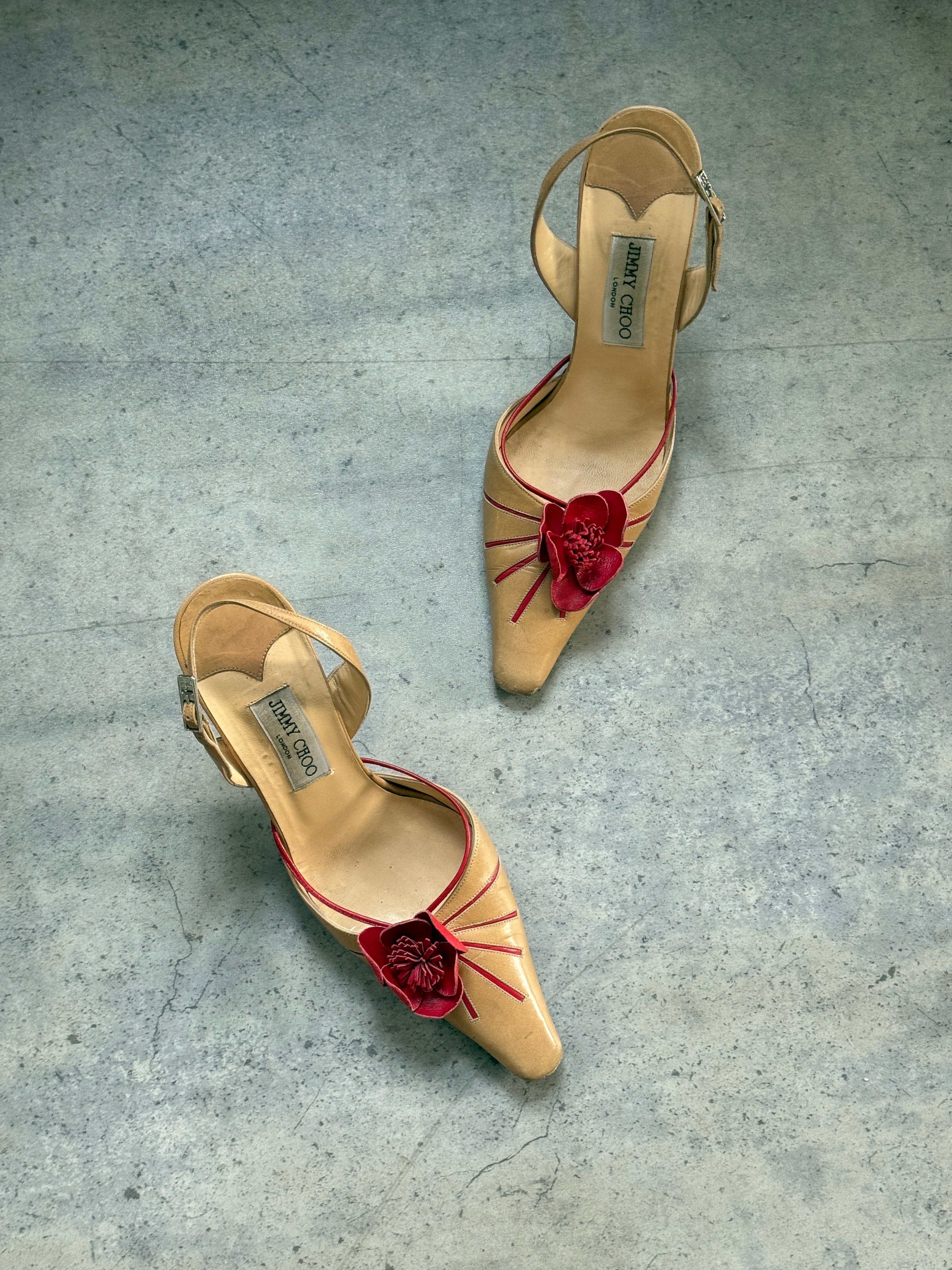 Jimmy Choo Floral Slingbacks • EU 38.5