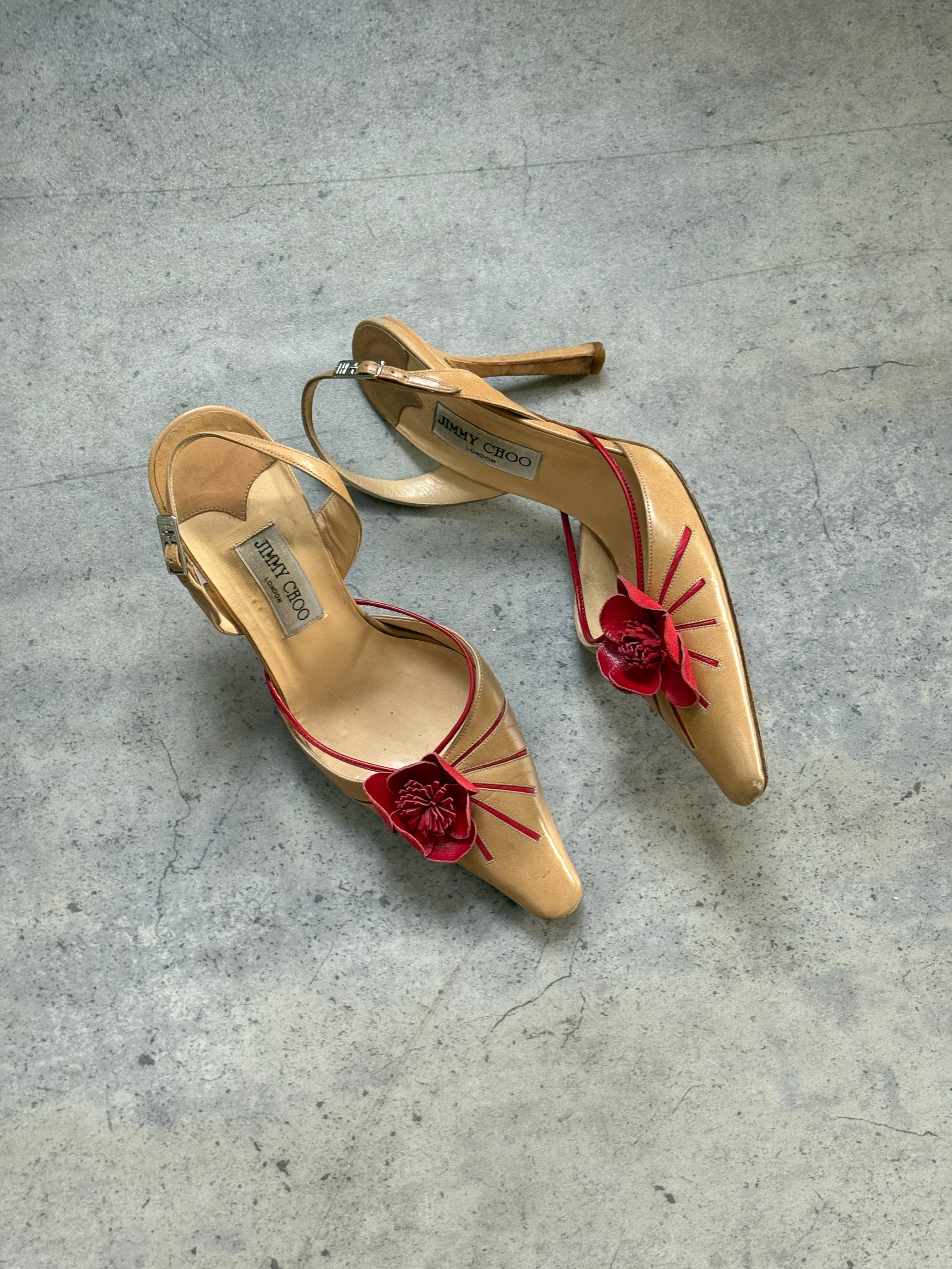 Jimmy Choo Floral Slingbacks • EU 38.5