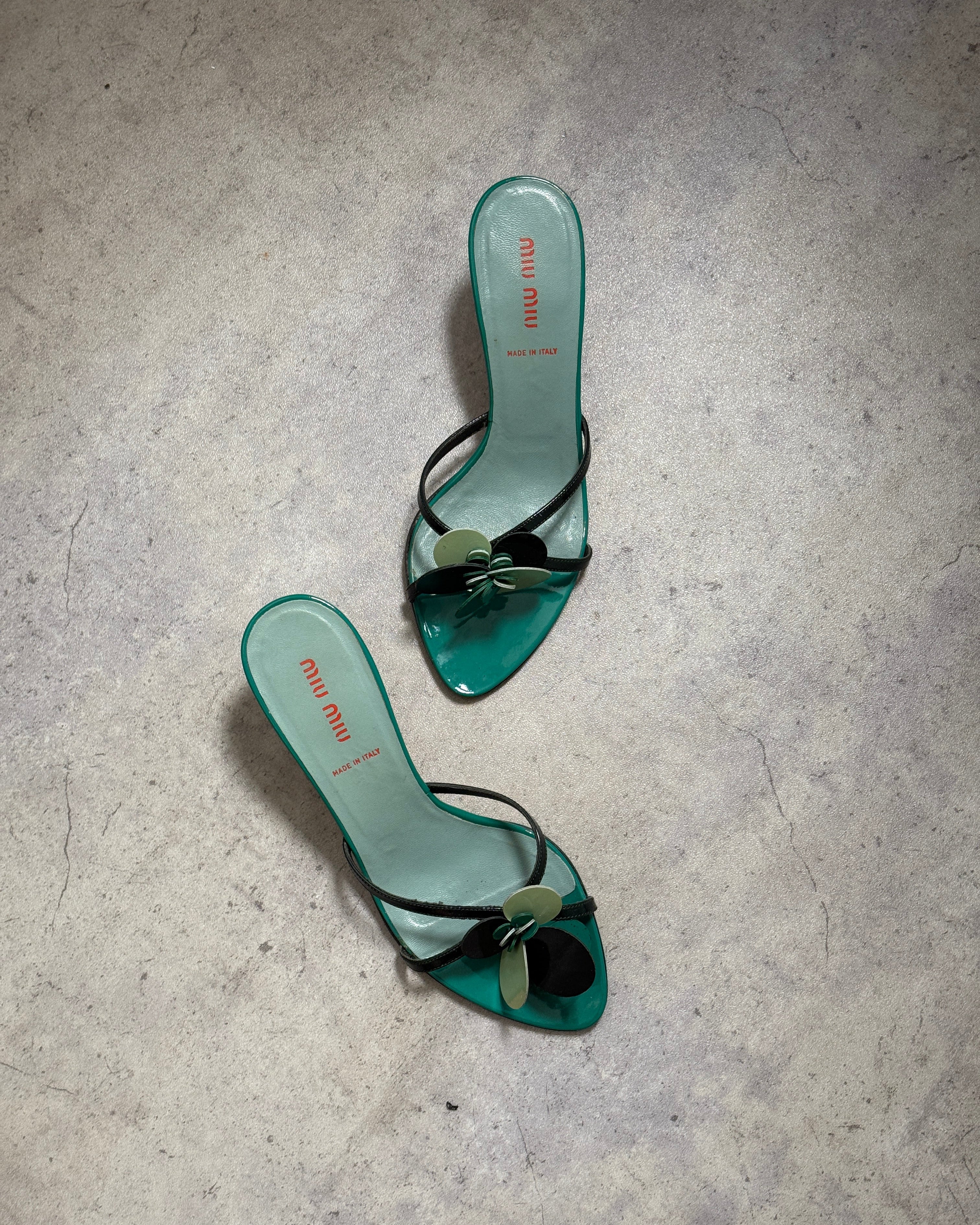 Miu Miu Floral Kitten Heels • EU 36