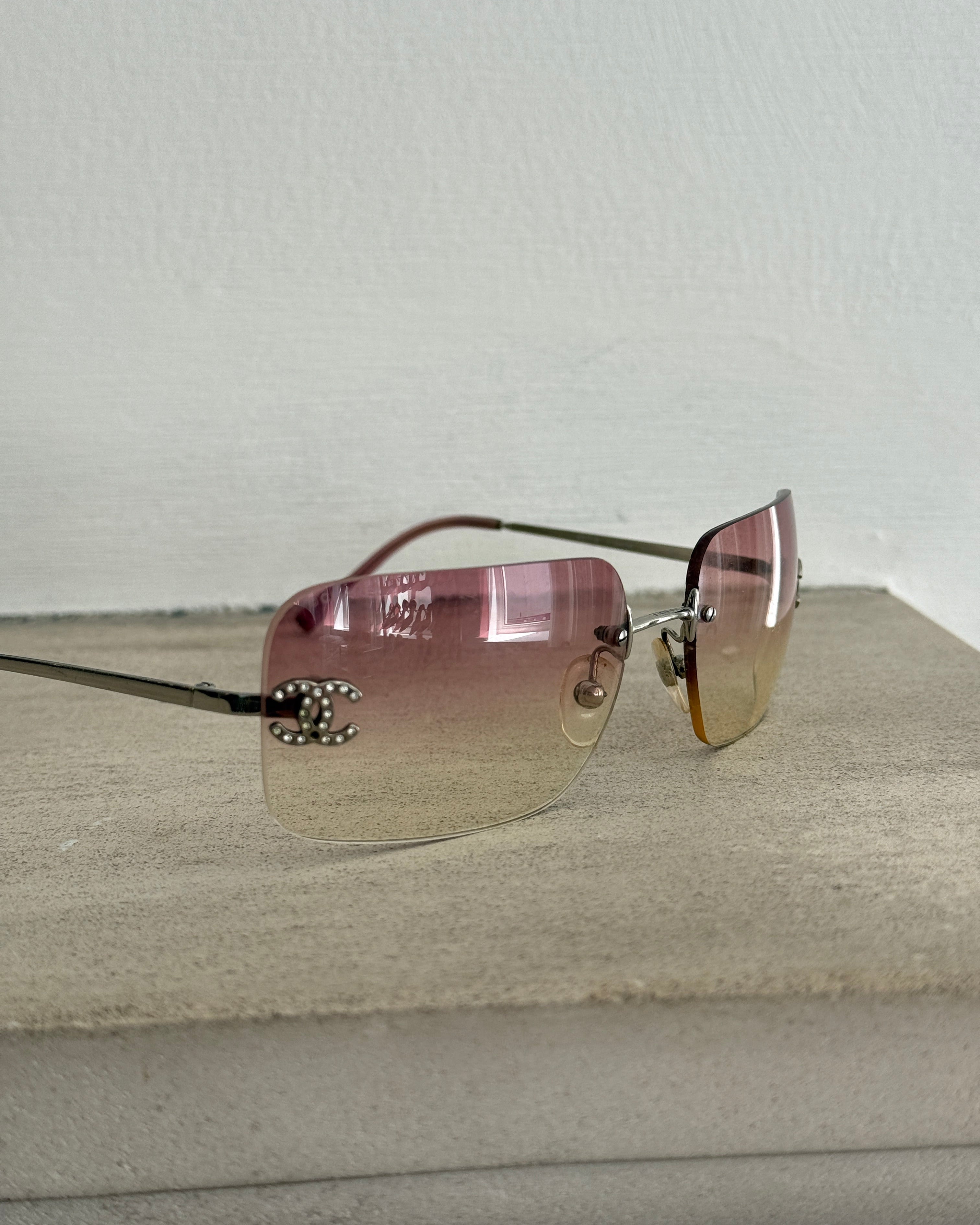 ICONIC Chanel Pink Frameless Sunglasses