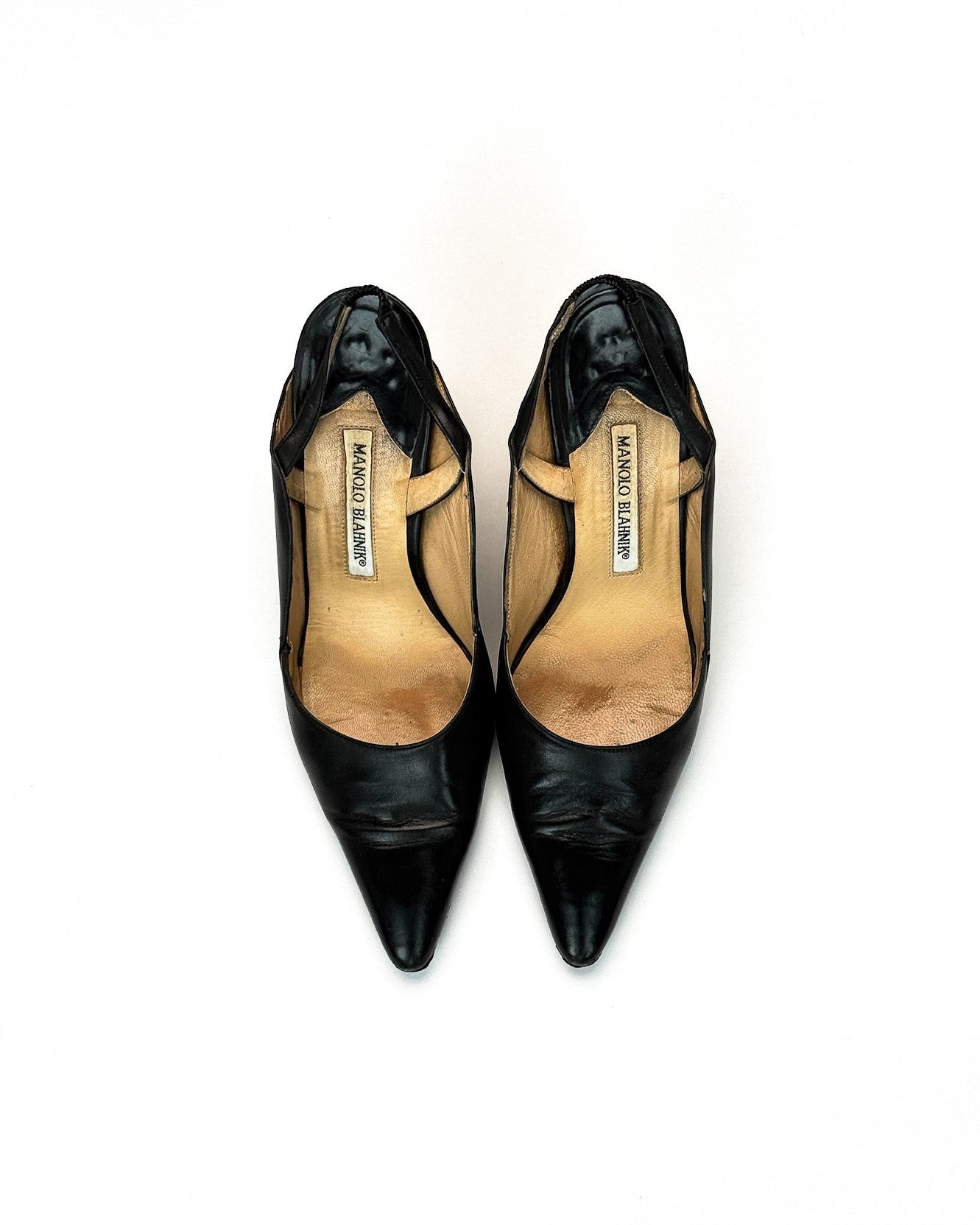 Manolo Blahnik Carolyne Slingback Heels • EU 37