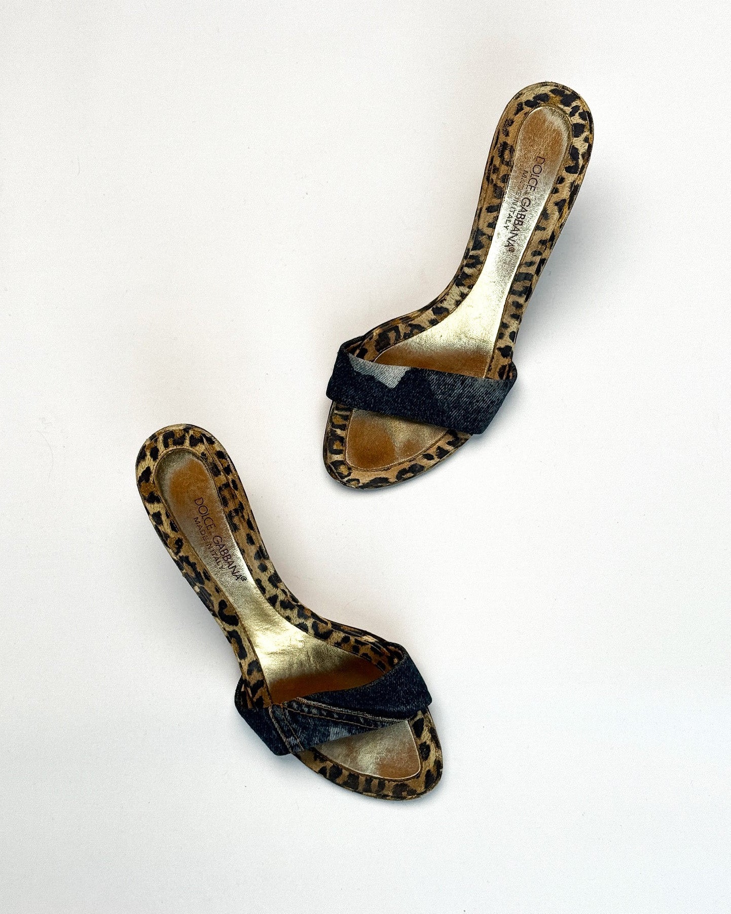 Dolce & Gabbana Denim Mules • EU 37