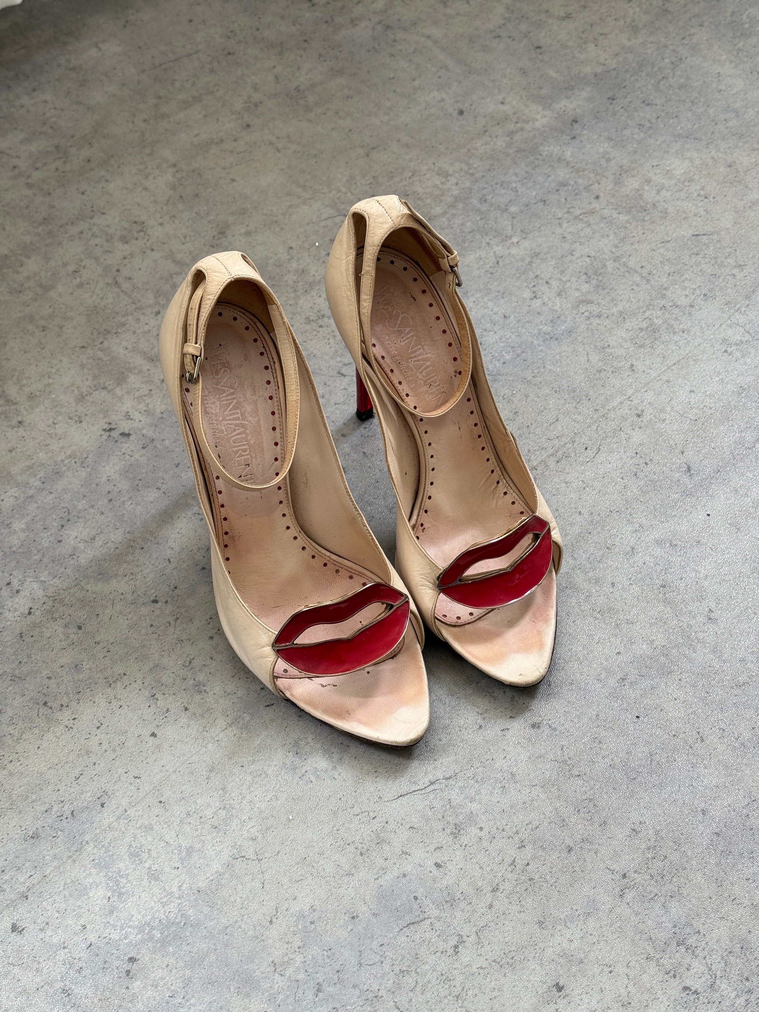 YSL SS 2003 Dali Heels • EU 38