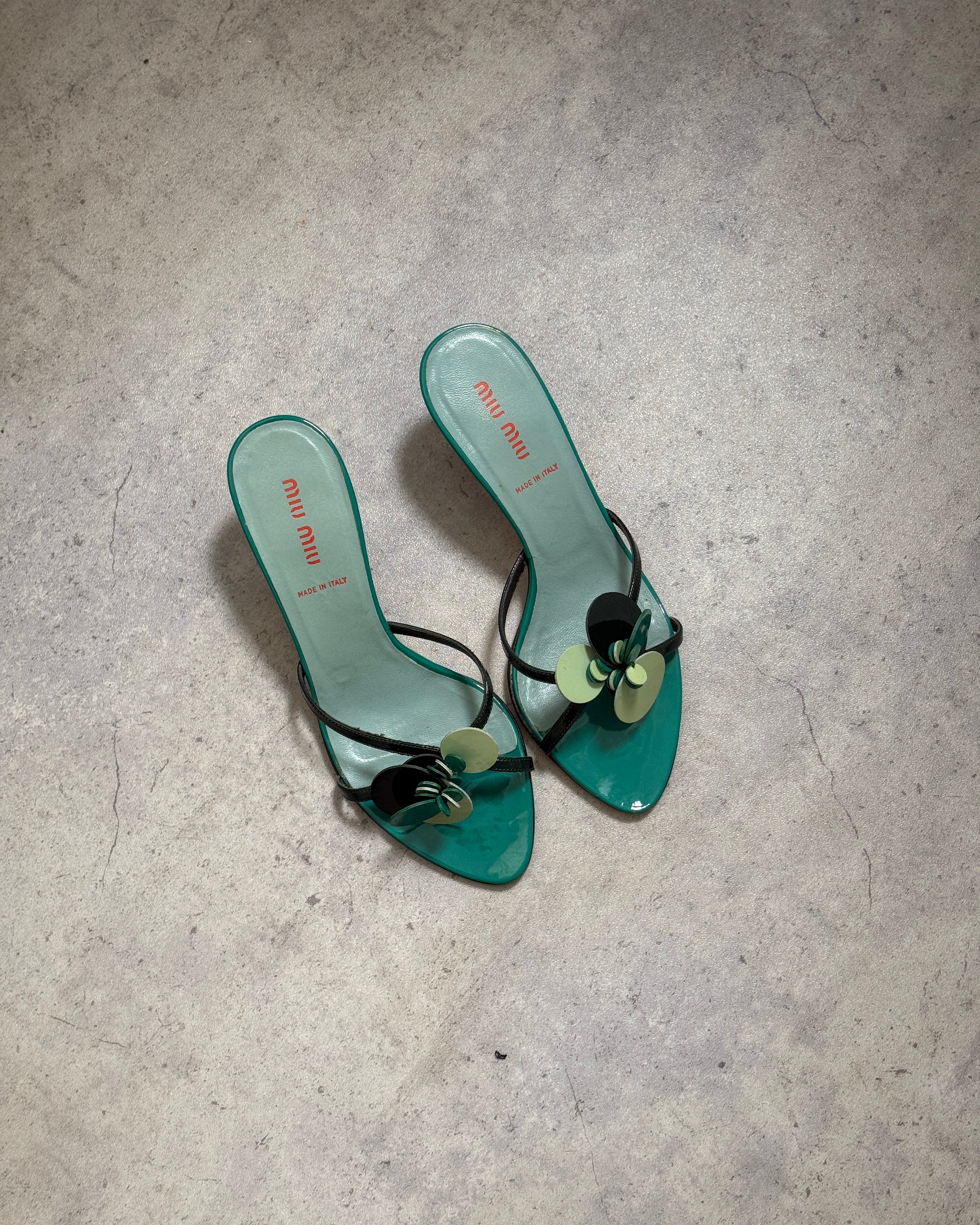 Miu Miu Floral Kitten Heels • EU 36