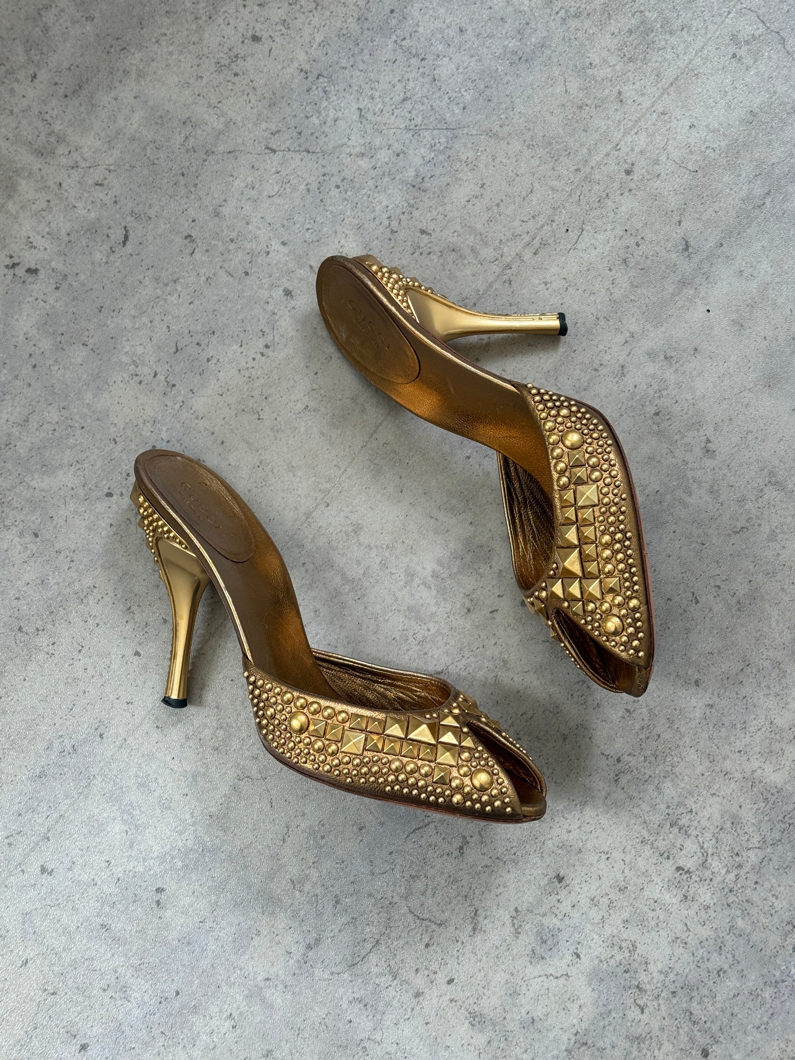 Gucci “Farewell Collection” Gold Heels • EU 37.5