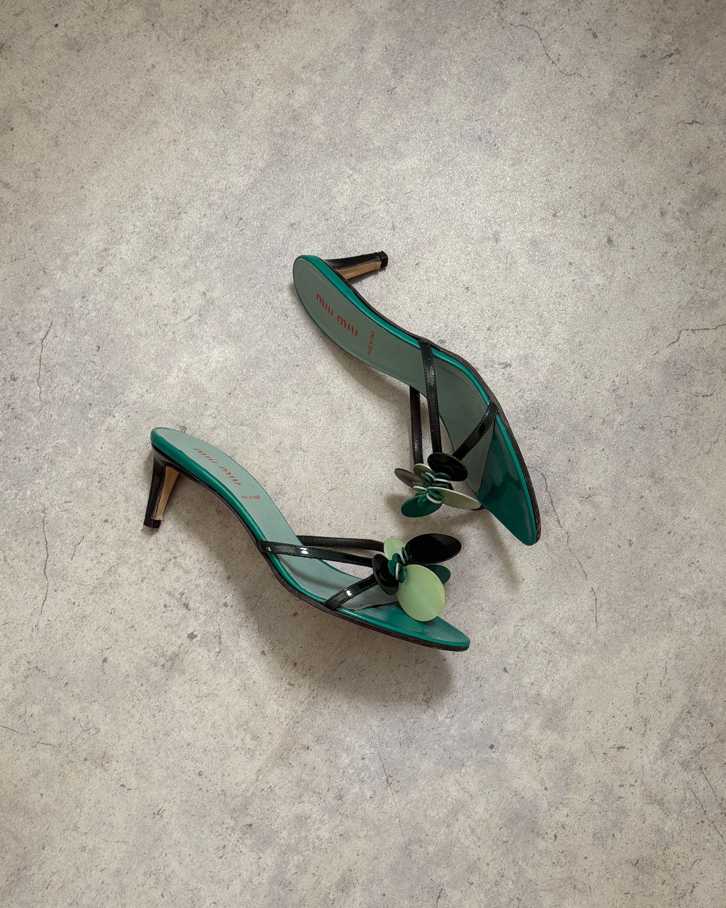 Miu Miu Floral Kitten Heels • EU 36