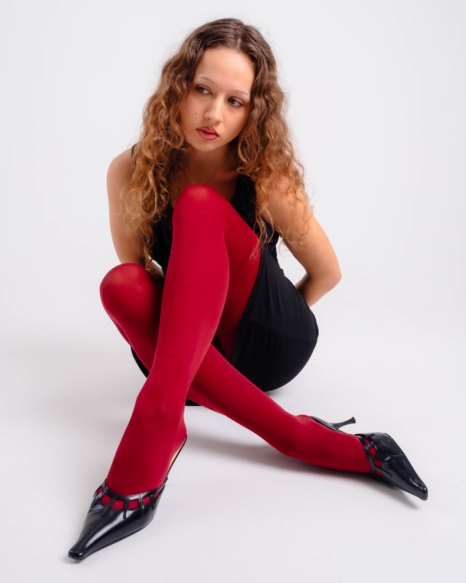 Prada Cage Pointed Toe Mules