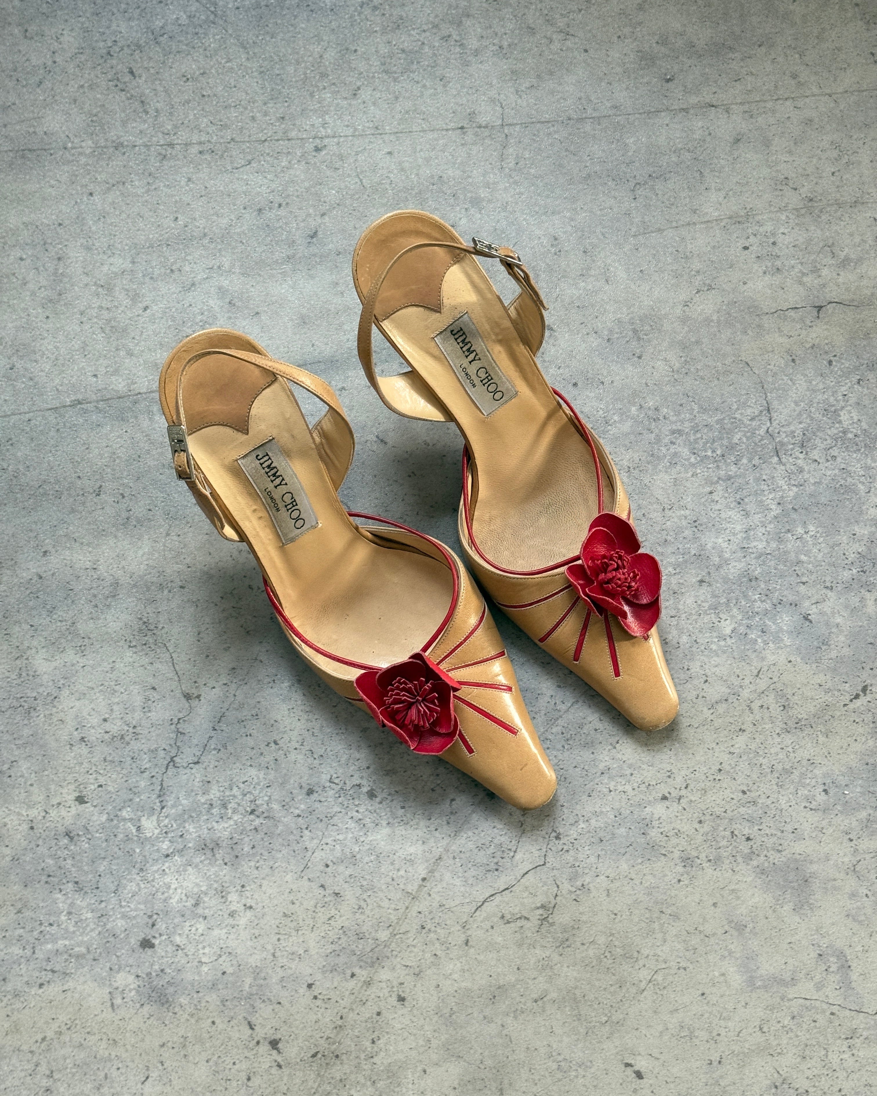 Jimmy Choo Floral Slingbacks • EU 38.5