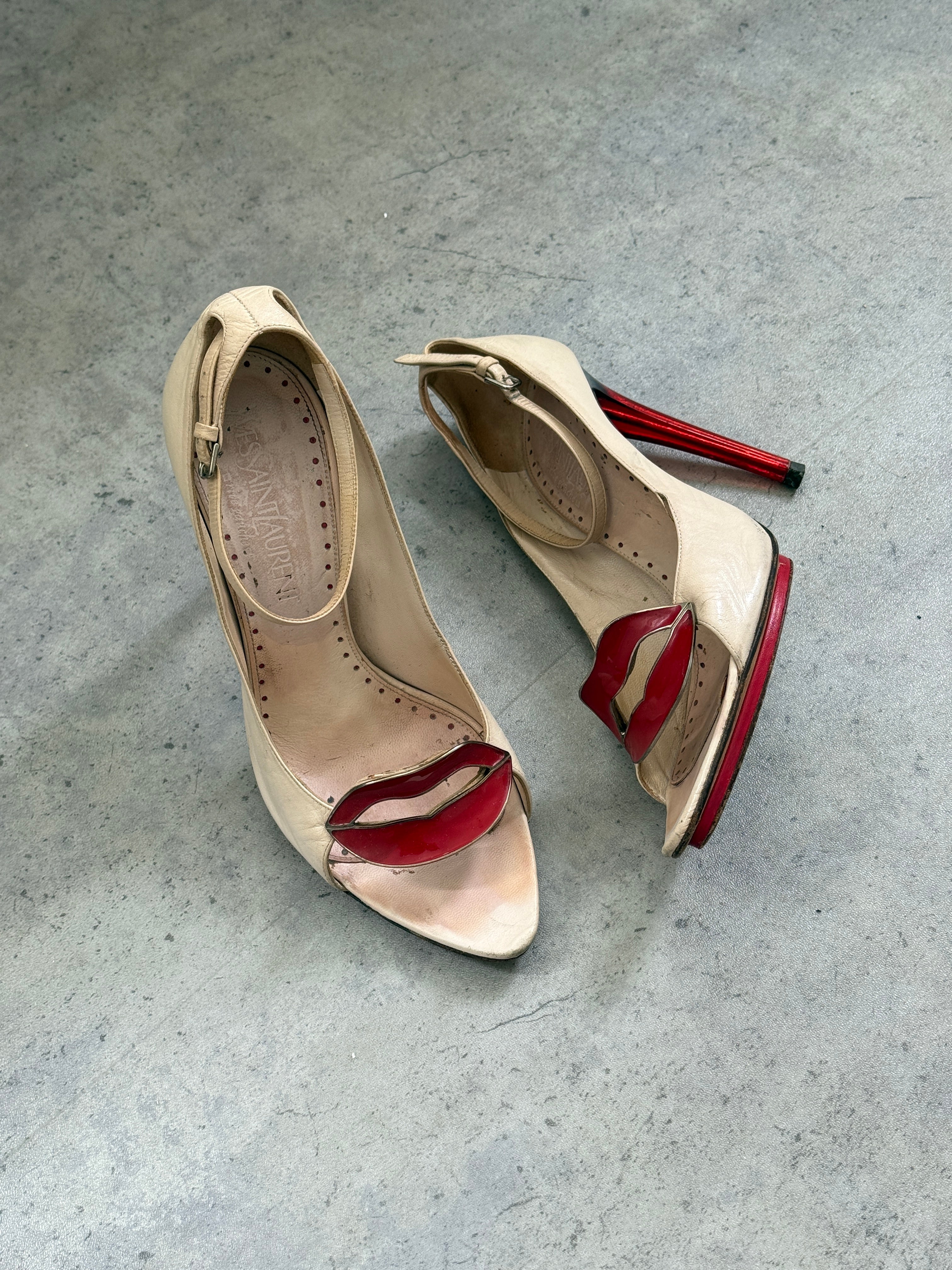 YSL SS 2003 Dali Heels • EU 38
