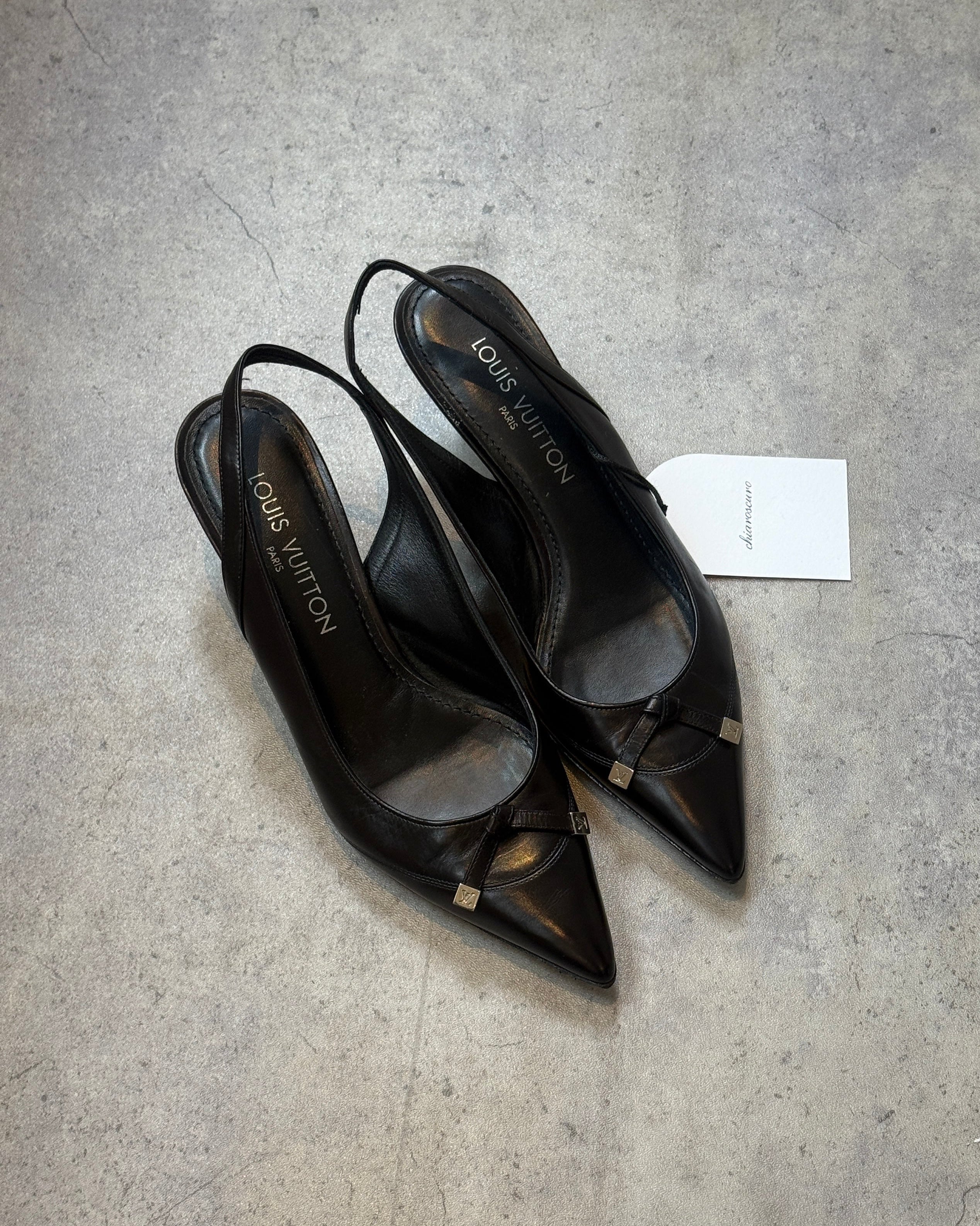 Louis Vuitton Pointed Toe Slingbacks • EU 37