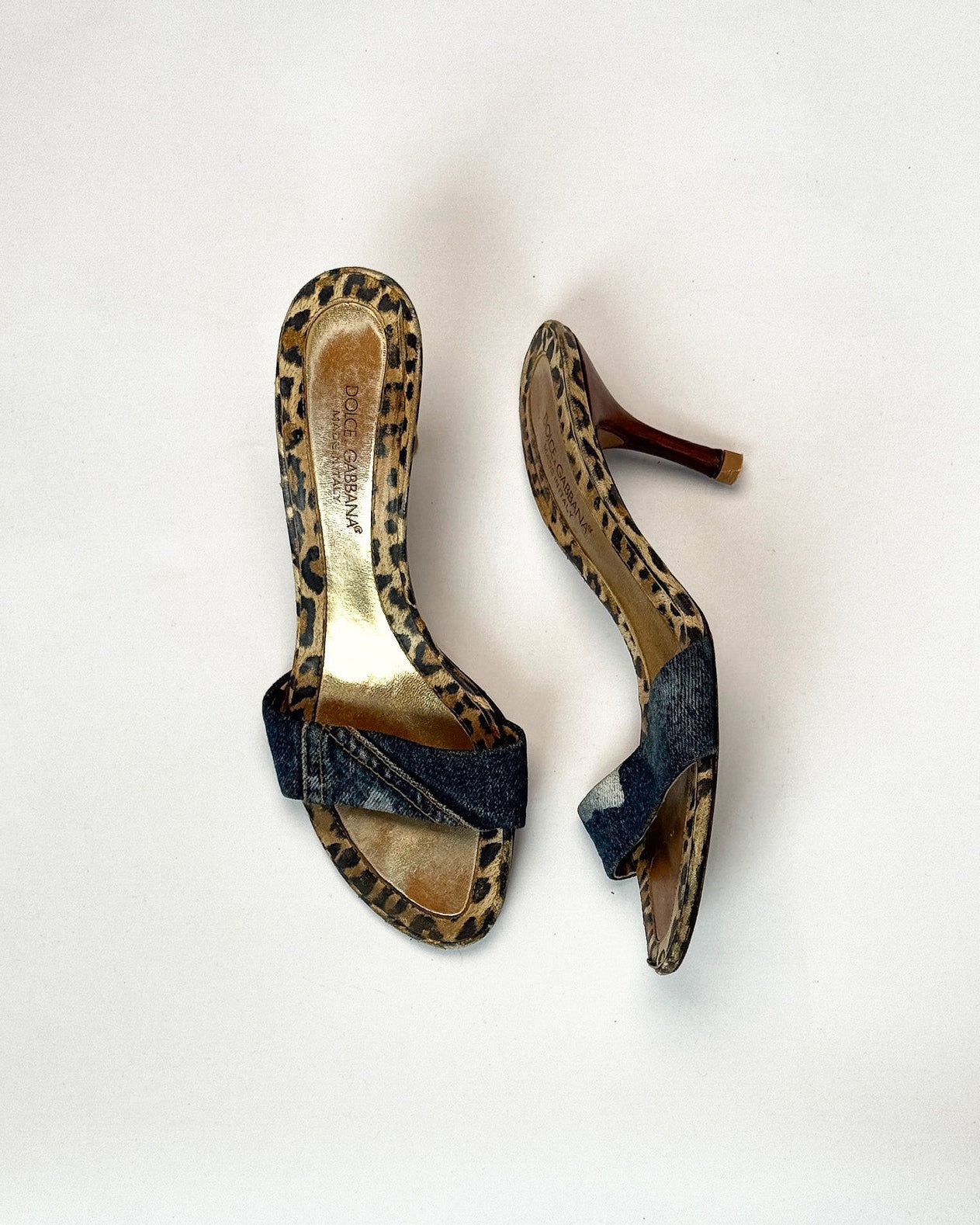 Dolce & Gabbana Denim Mules • EU 37