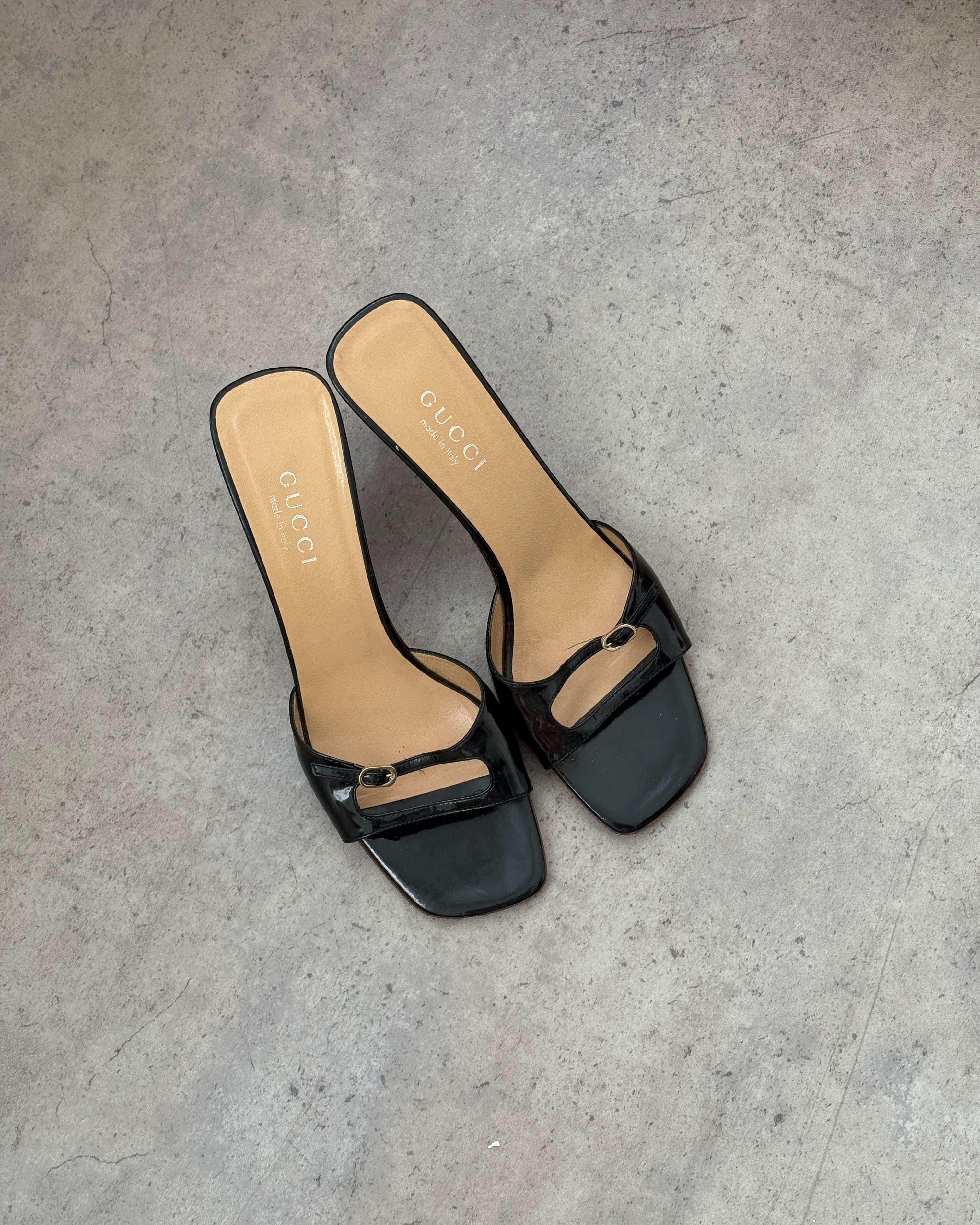 Gucci Double Strap Mules • EU 39.5