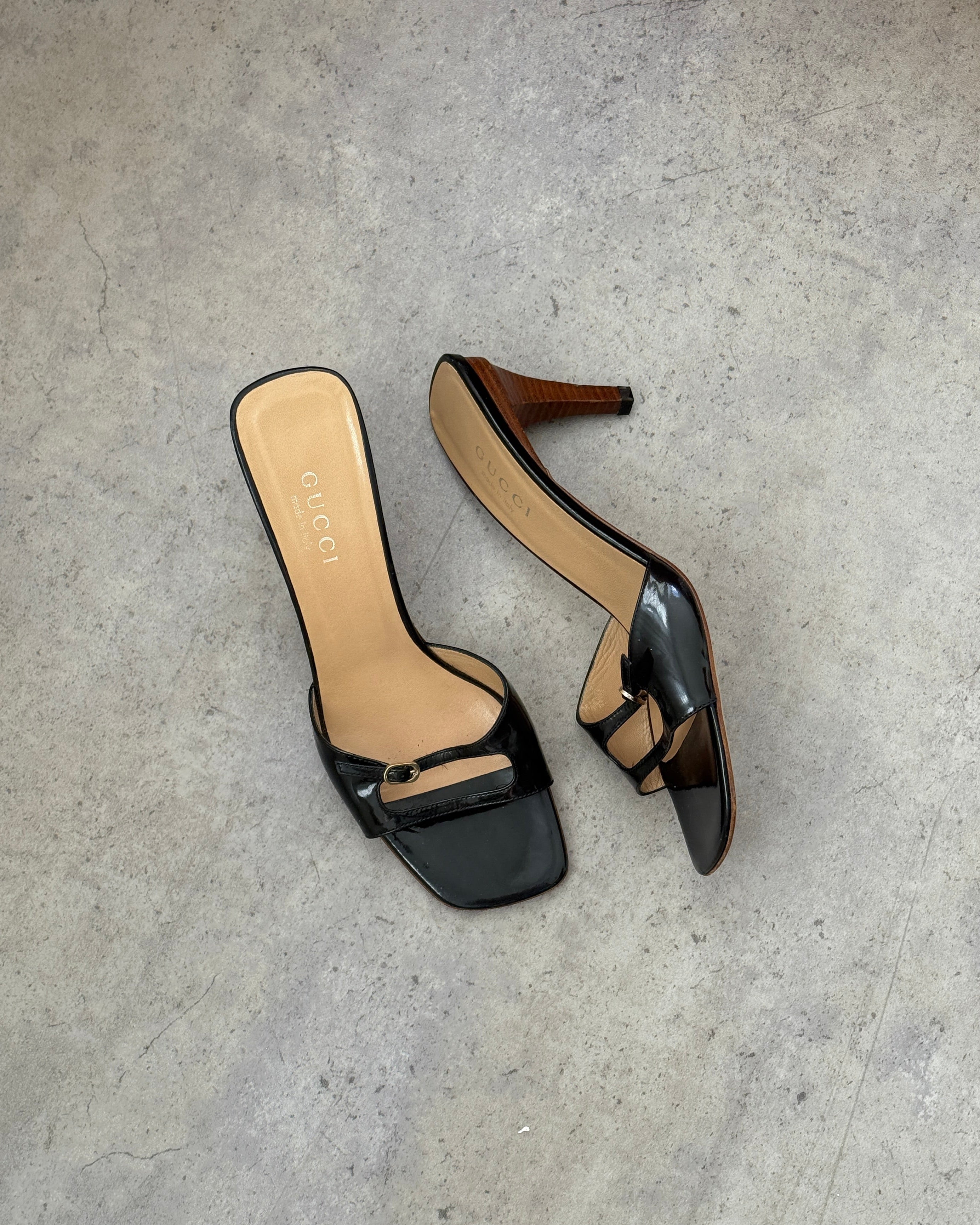 Gucci Double Strap Mules • EU 39.5