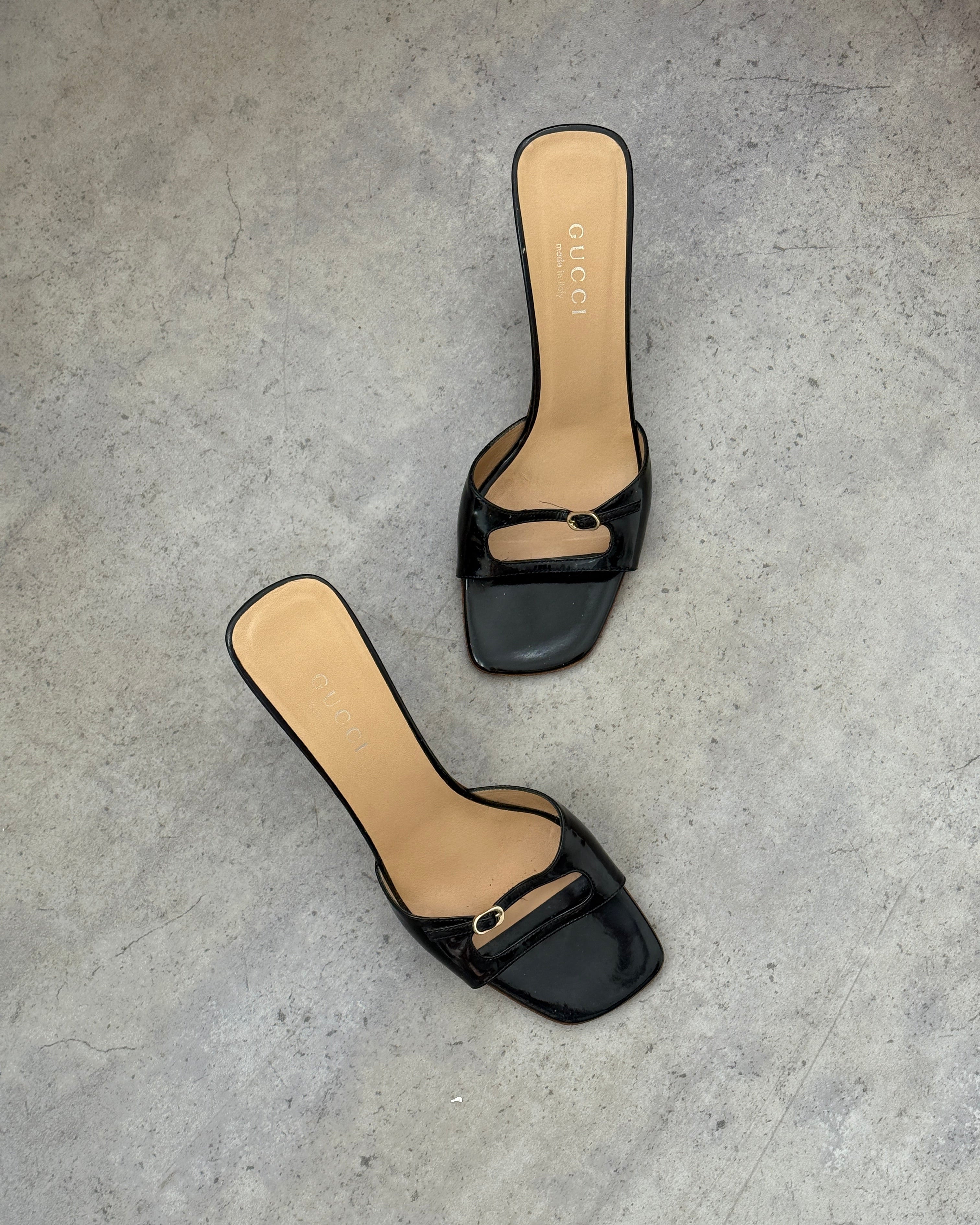 Gucci Double Strap Mules • EU 39.5