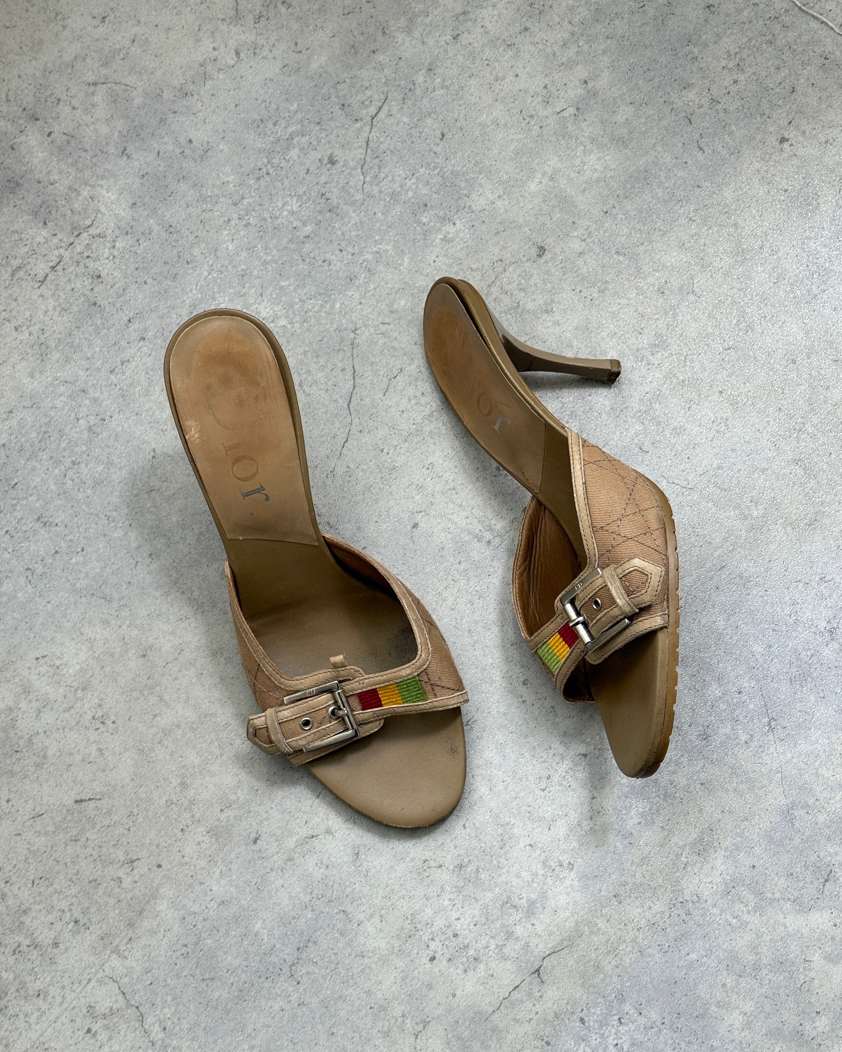 Dior AW2004 Rasta Mules • EU 39.5