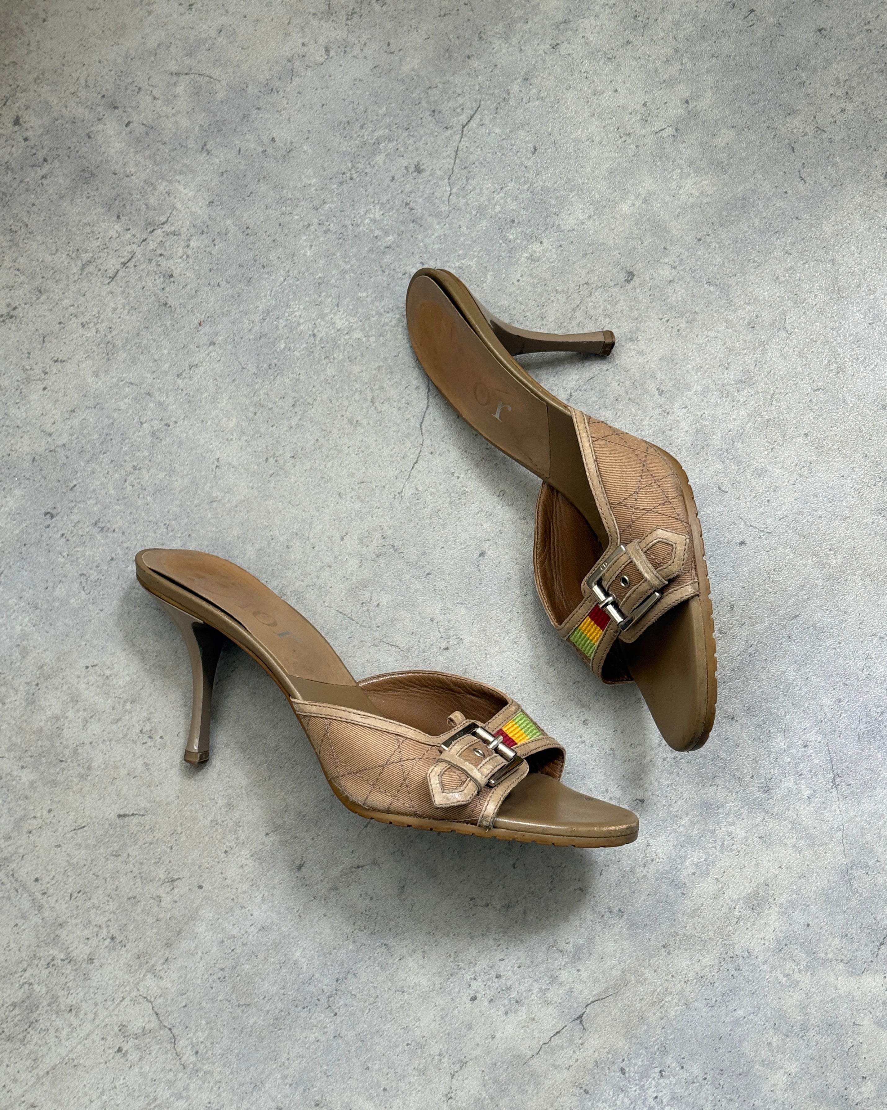 Dior AW2004 Rasta Mules • EU 39.5