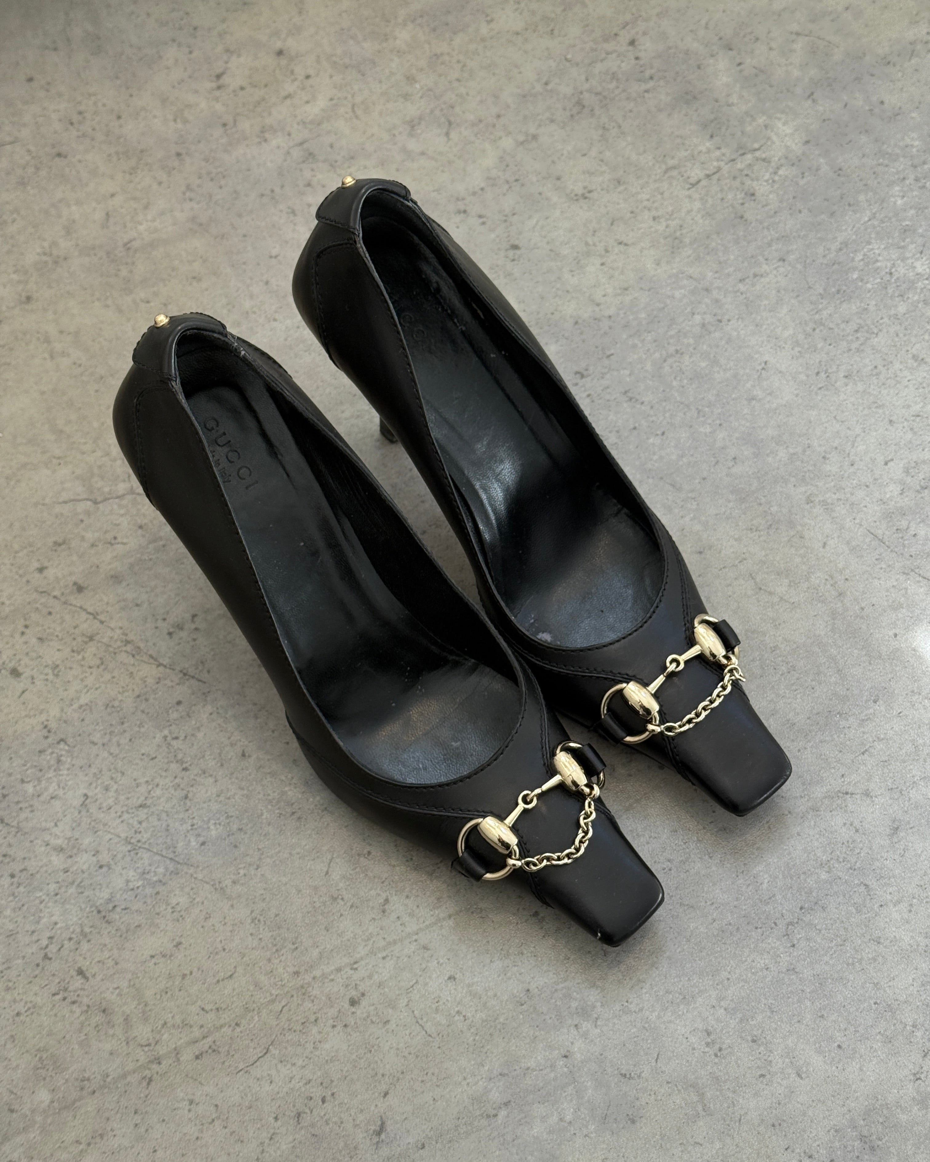 Gucci Horsebit Chain Courts • EU 38.5