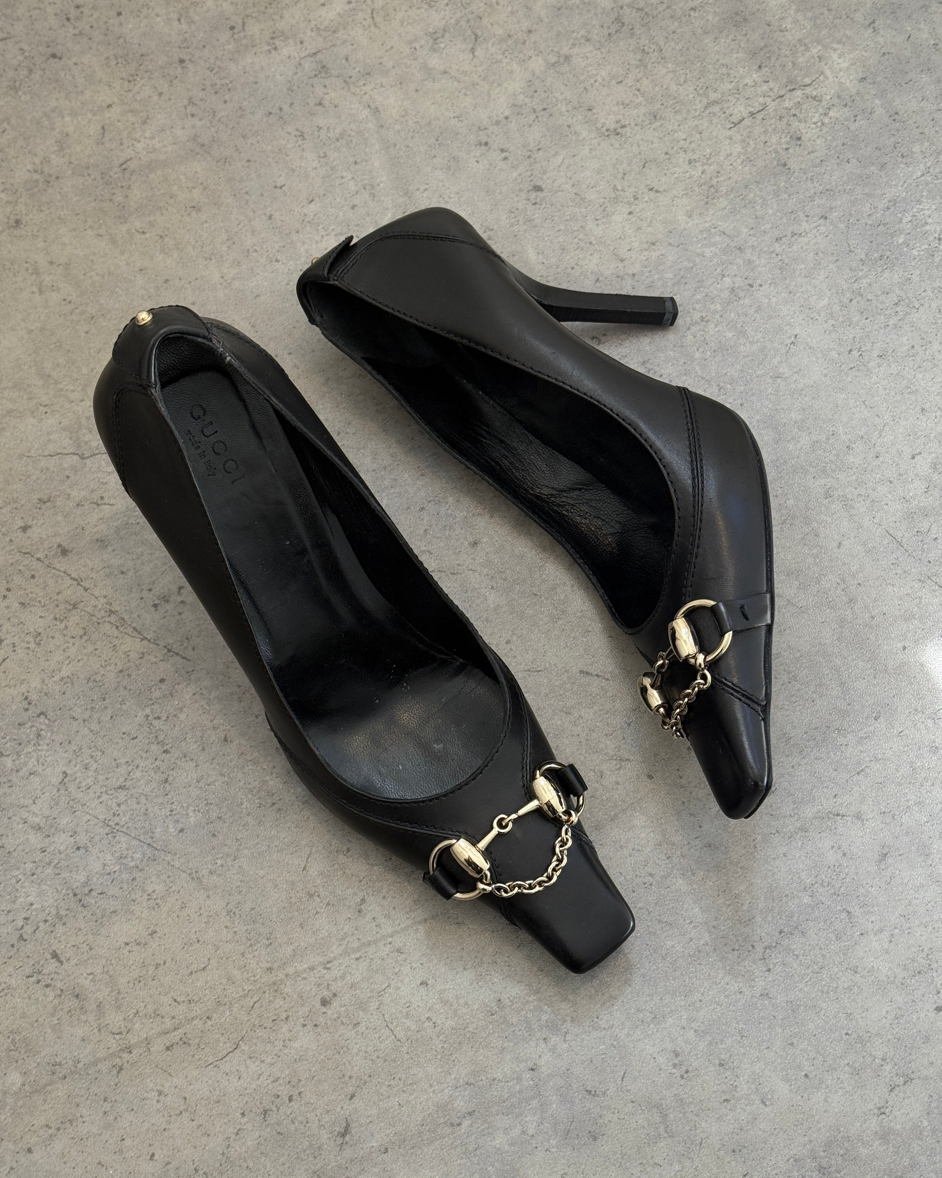 Gucci Horsebit Chain Courts • EU 38.5