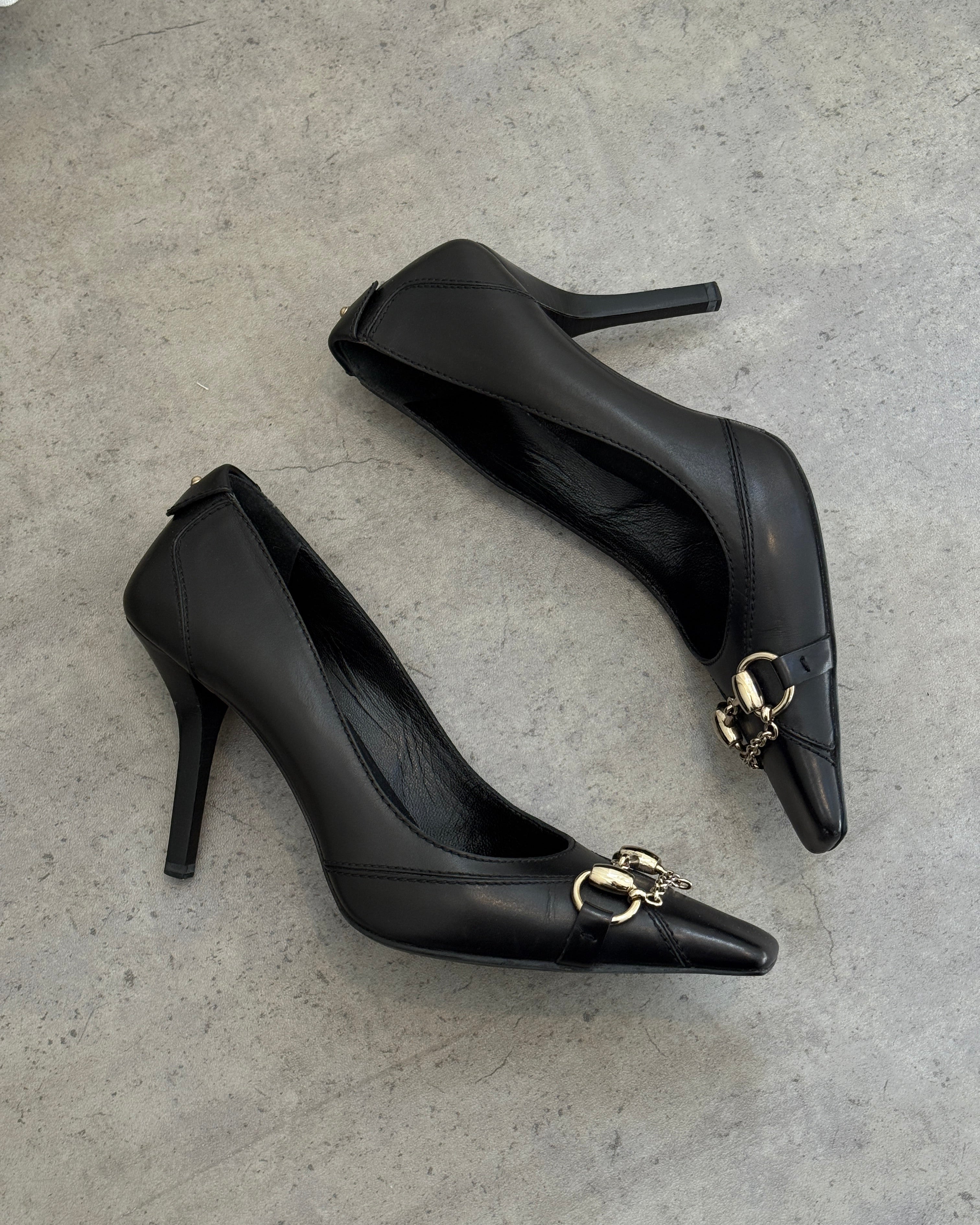 Gucci Horsebit Chain Courts • EU 38.5