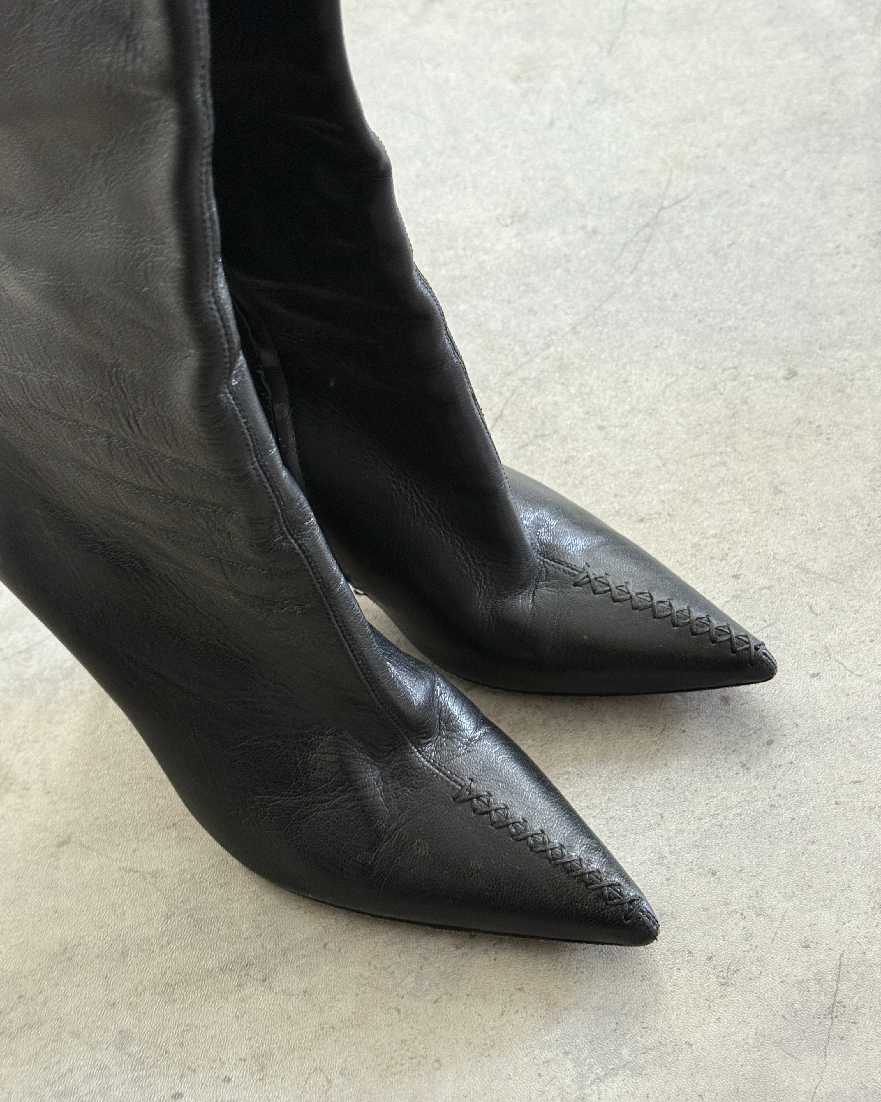 YSL Tassel Leather Boots • EU 39