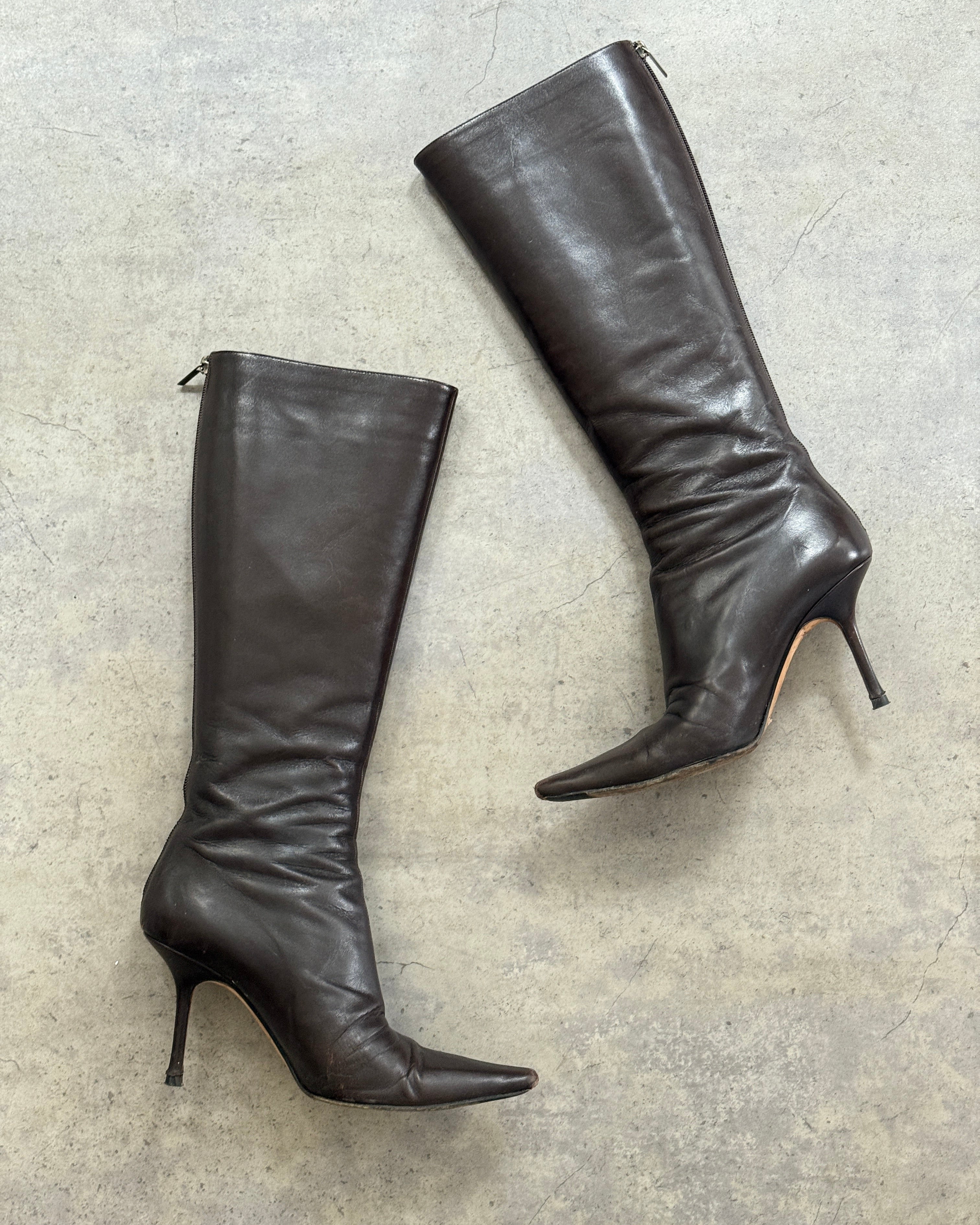 Jimmy Choo Chocolate Brown Boots • EU 40