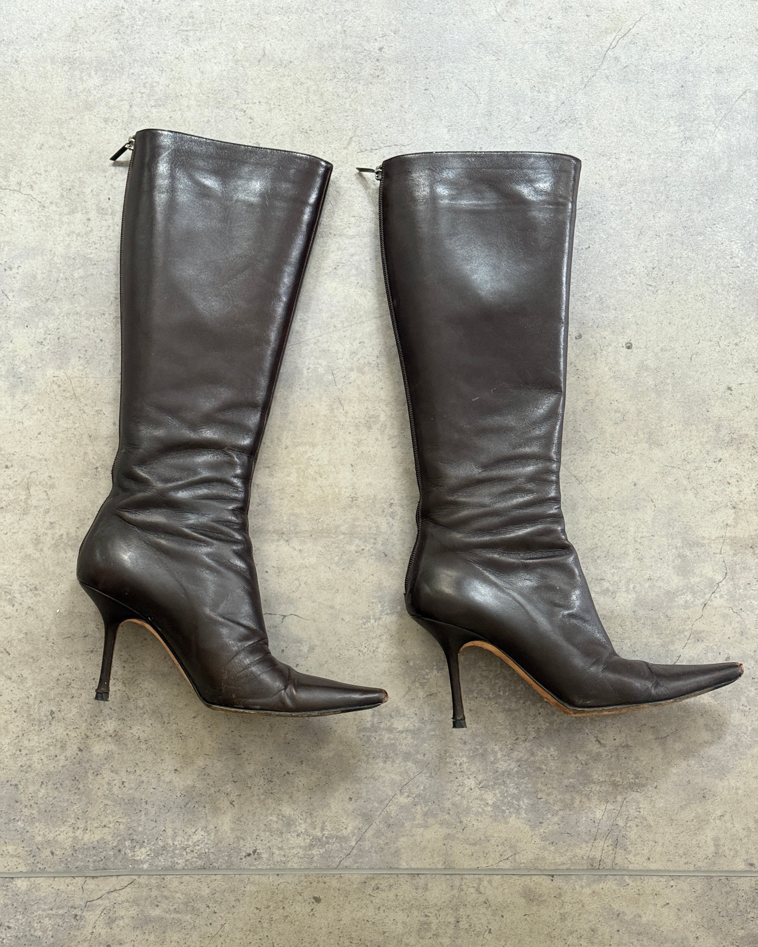Jimmy Choo Chocolate Brown Boots • EU 40