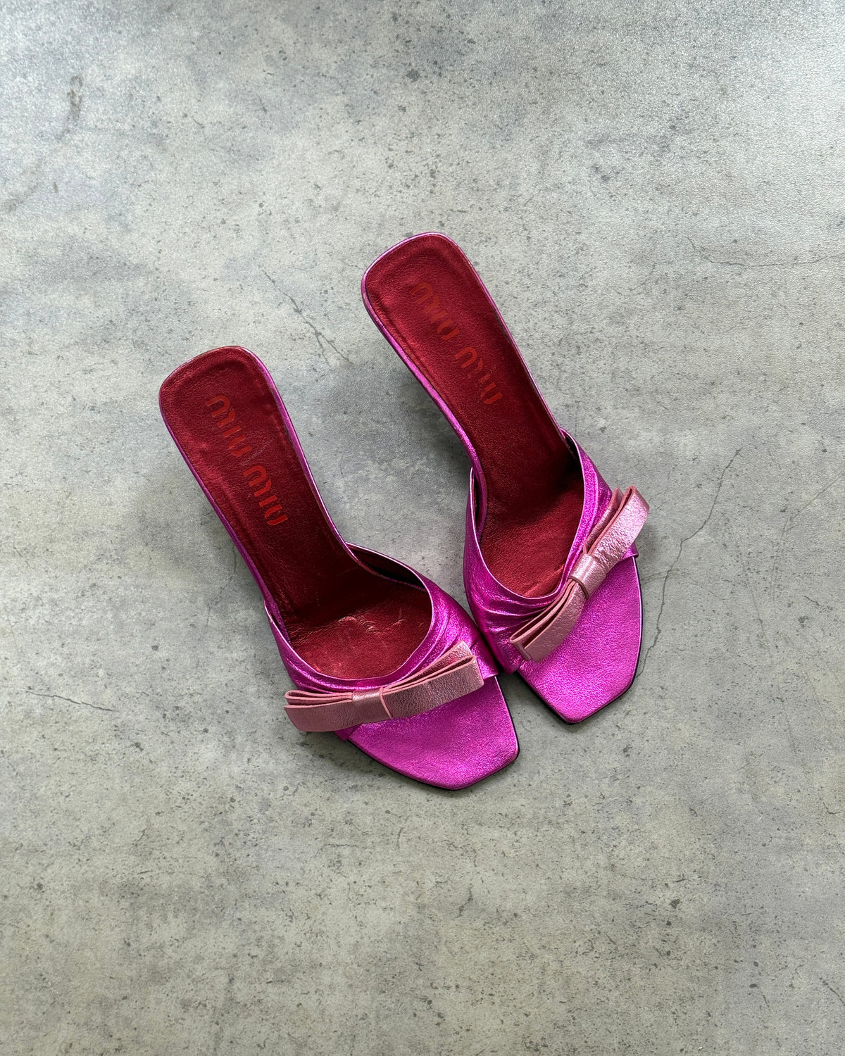 Miu Miu SS2000 Bow Mules • EU 39