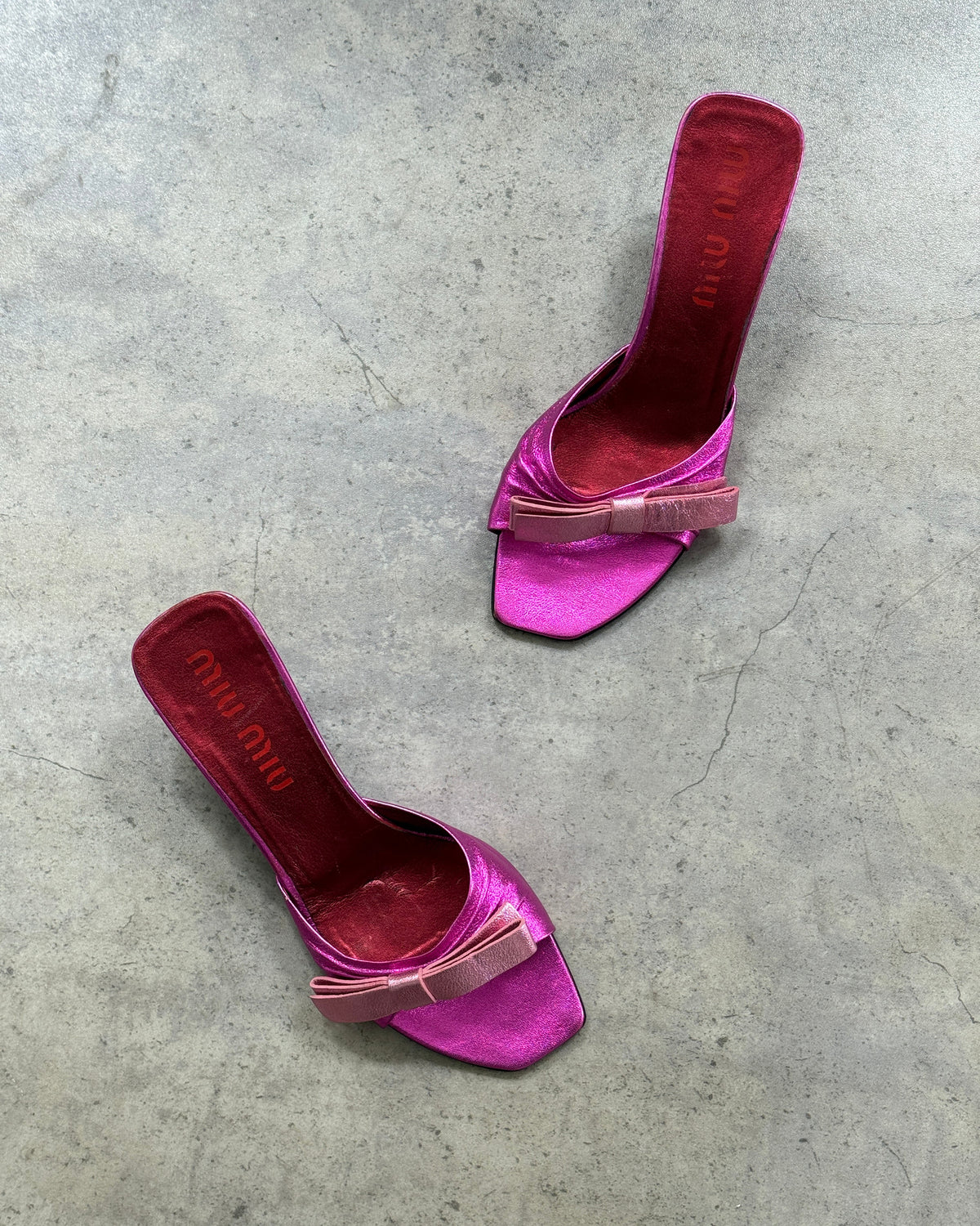 Miu Miu SS2000 Bow Mules • EU 39