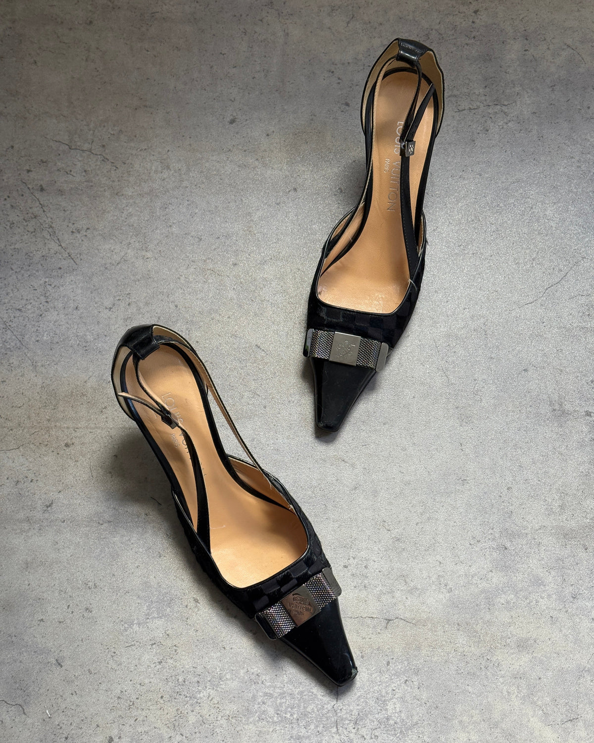 Louis Vuitton Ponyhair Buckle Heels • EU 38