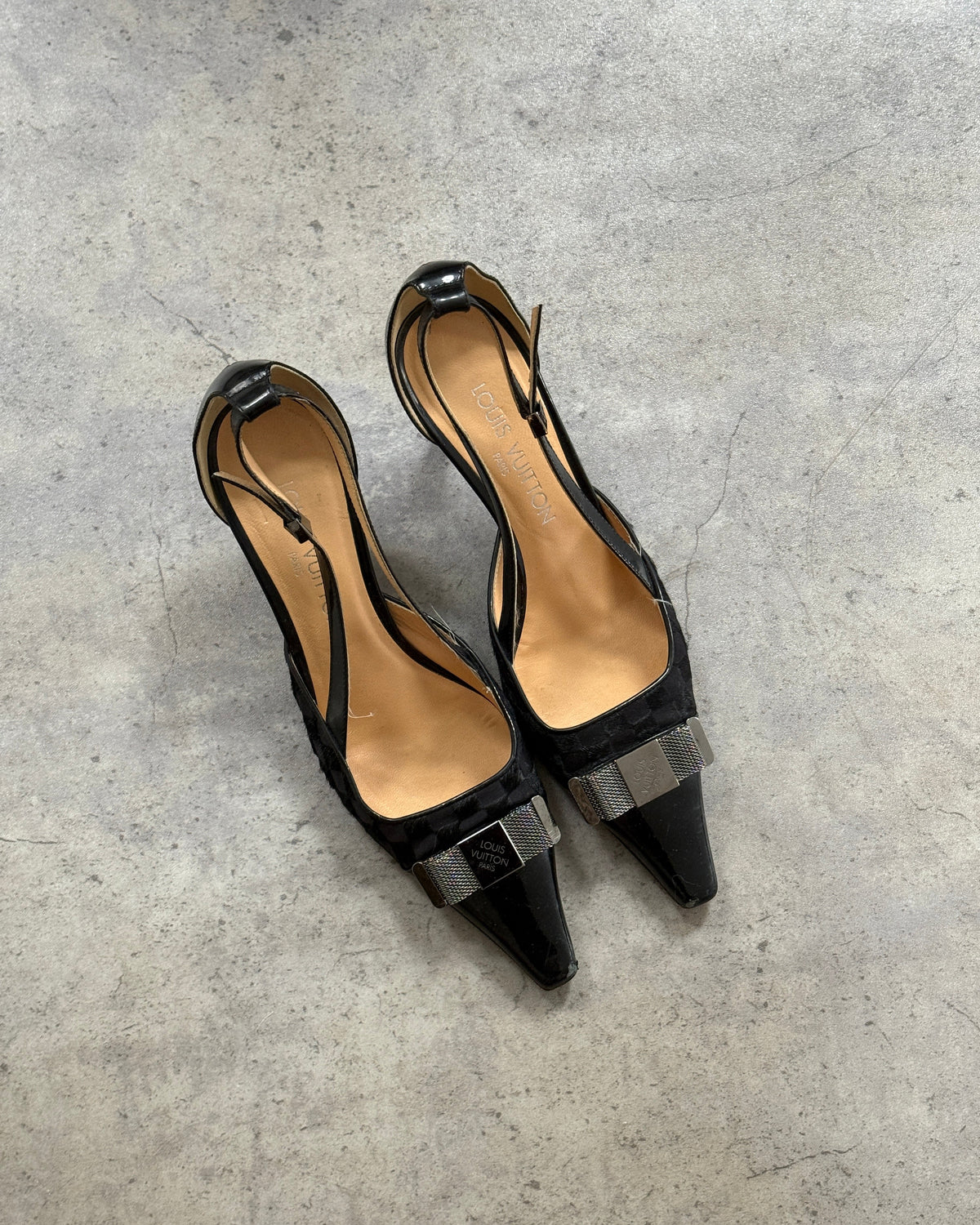 Louis Vuitton Ponyhair Buckle Heels • EU 38