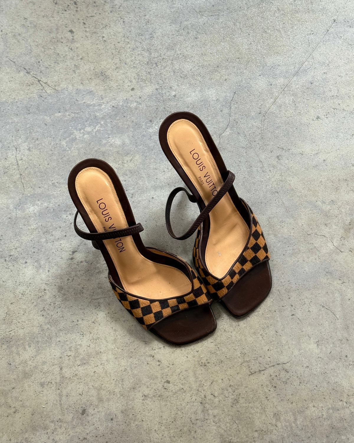 Louis Vuitton Darmier Open Toe Heels • EU 37