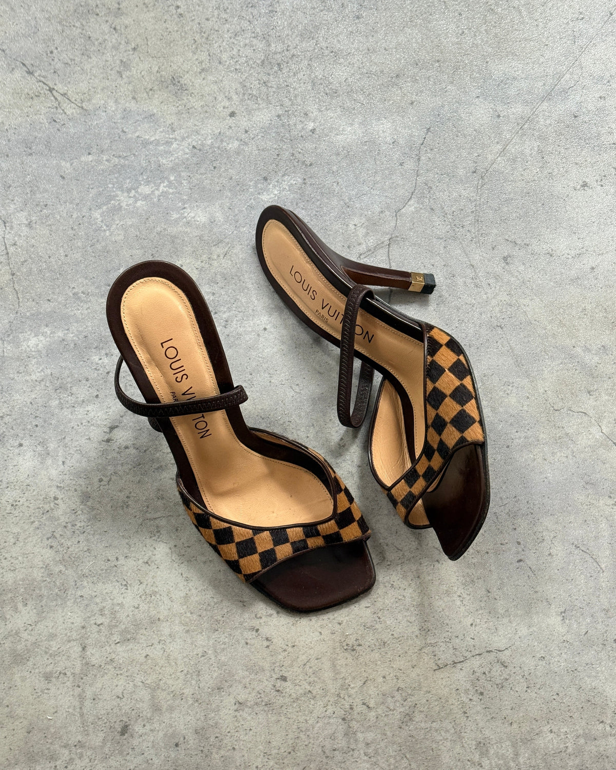 Louis Vuitton Darmier Open Toe Heels • EU 37