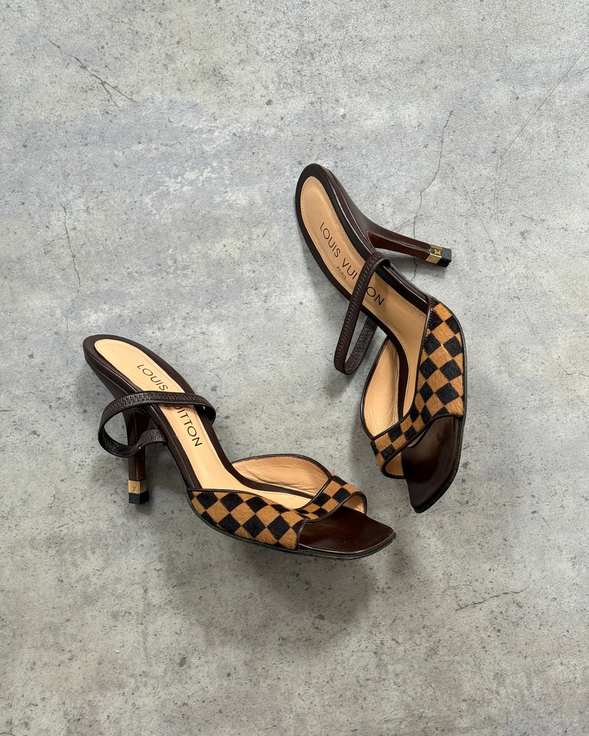 Louis Vuitton Darmier Open Toe Heels • EU 37