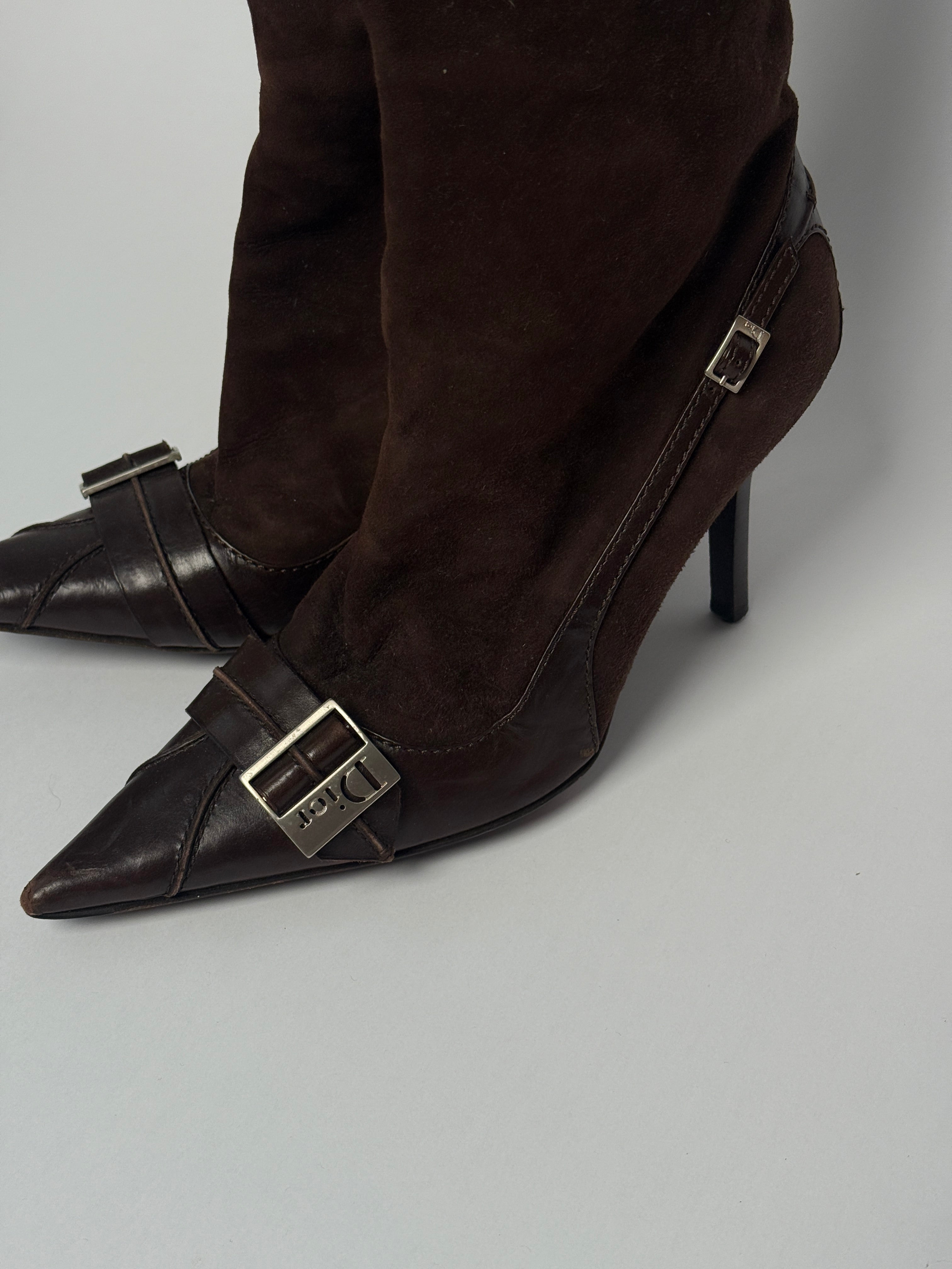 Dior by John Galliano Buckle Boots • EU 36.5