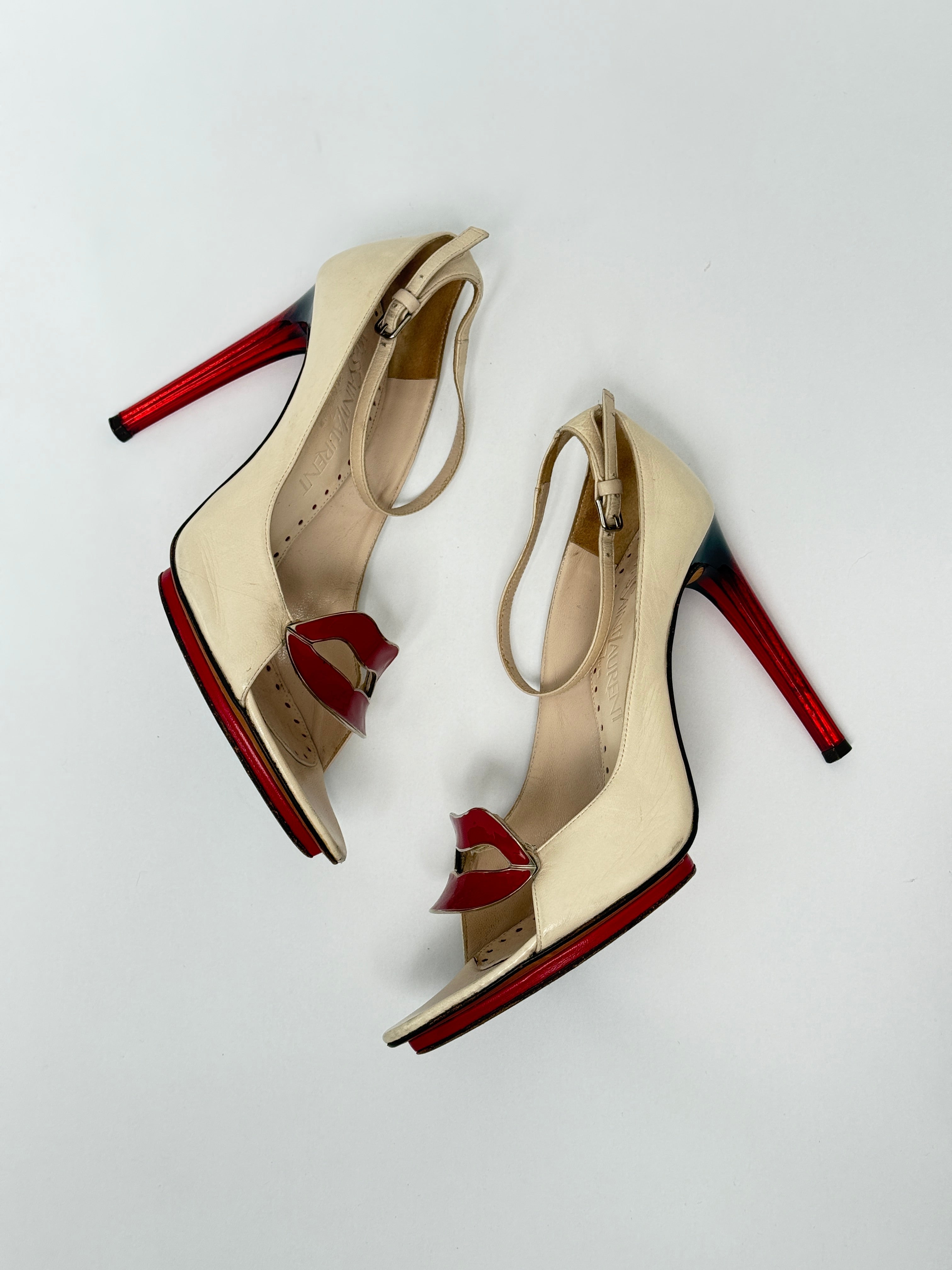 Yves Saint Laurent "Dali" Red Lip Heels • EU 36.5